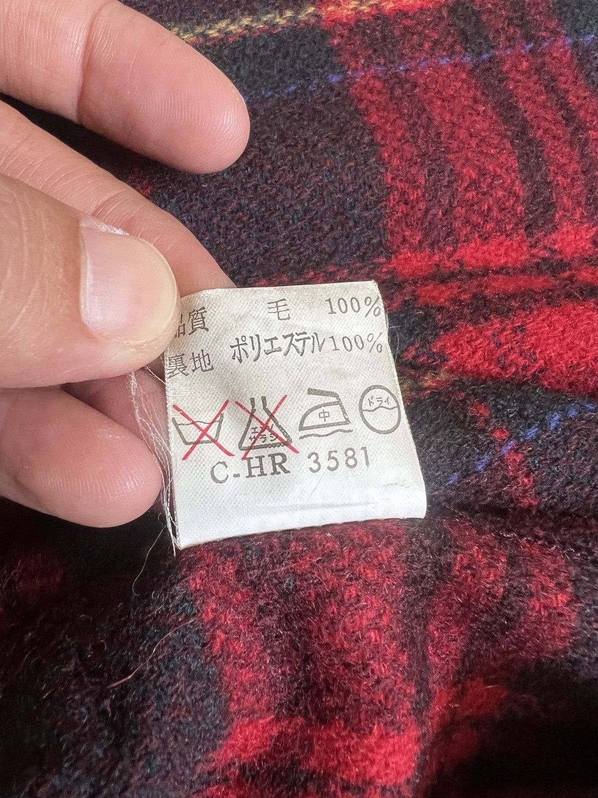 Flannel × Japanese Brand × Vintage RARE 🔥 Wool Plaid Flannel Warmth Jacket Size US M / EU 48-50 / 2 - 13 Thumbnail