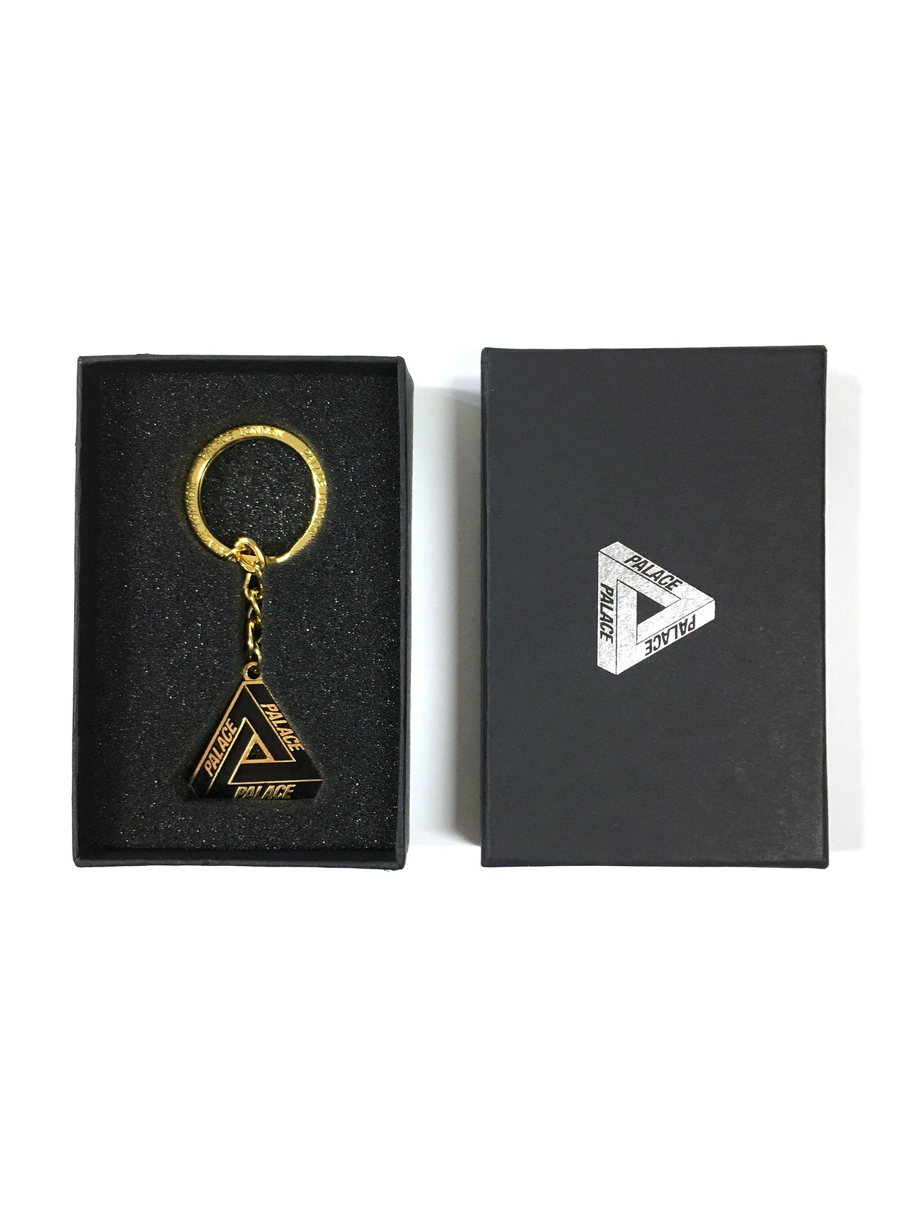 Palace Palace Skateboards Gold Black Tri Ferg Keychain With