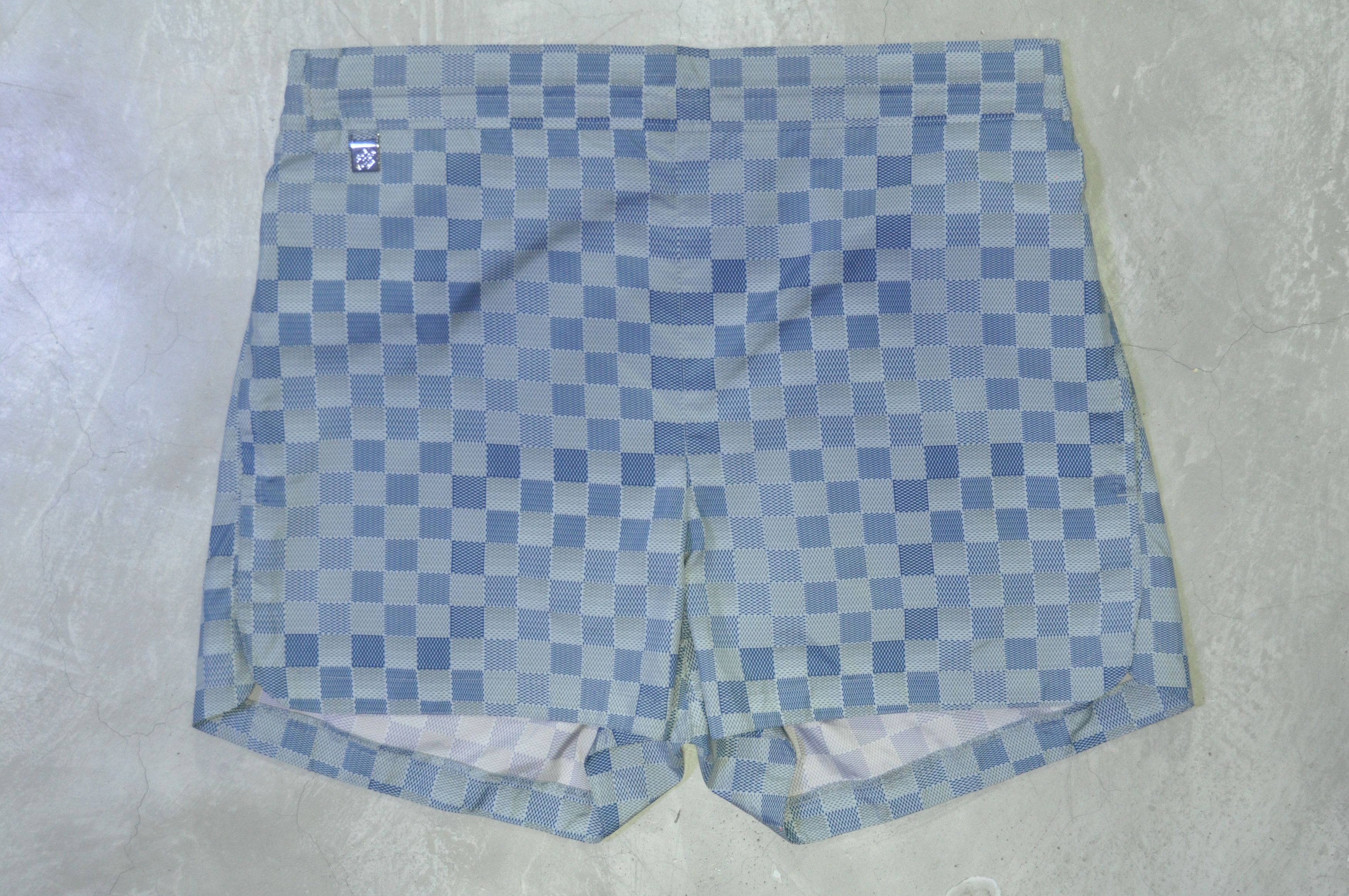 image of Louis Vuitton - Paul Helbers - S/s 11 - Damier Trunks in Light Blue, Men's (Size 30)