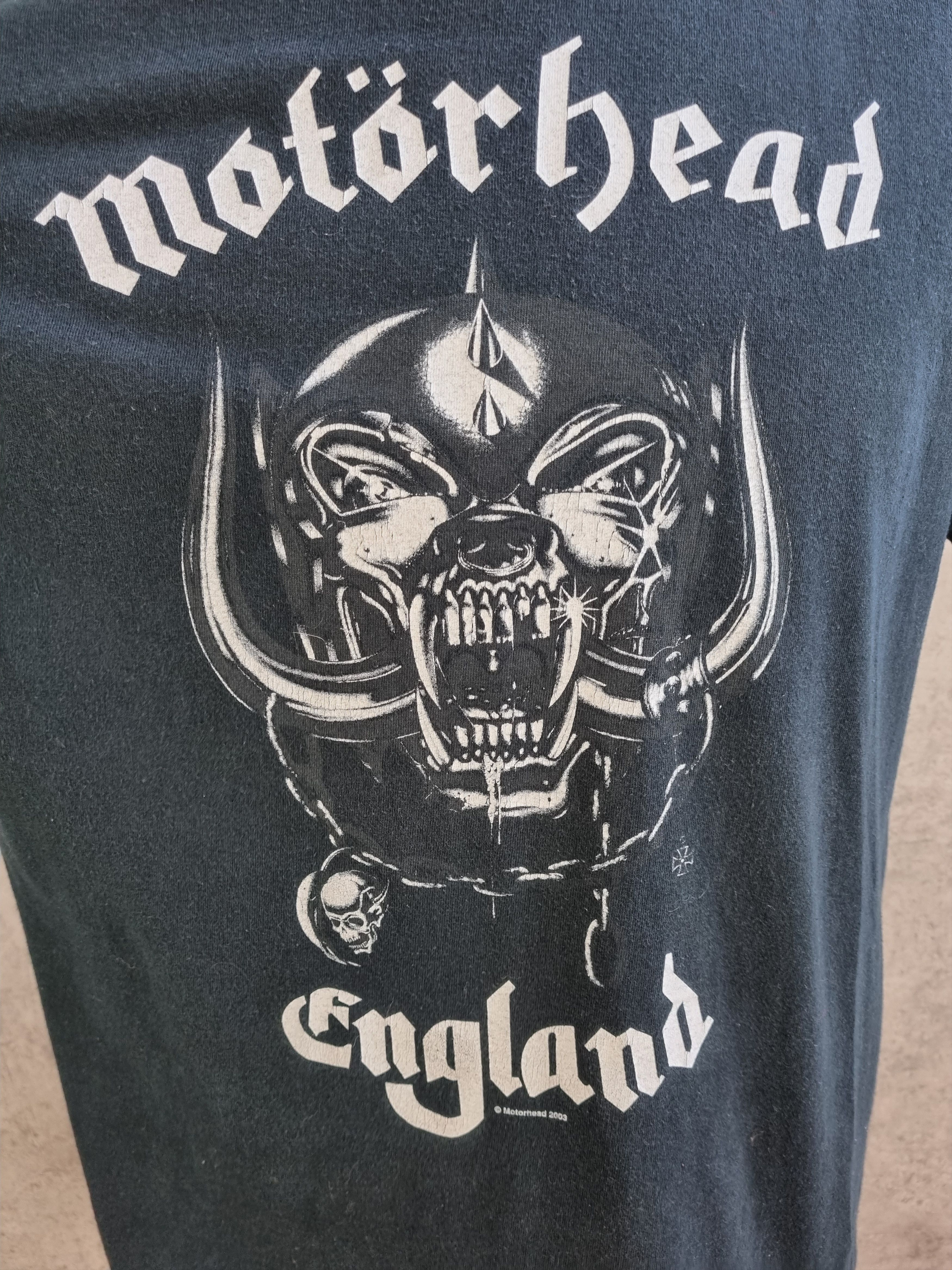 Band Tees × Vintage 2003 Motorhead England Vintage Rare Tee shirt Size US XL / EU 56 / 4 - 4 Thumbnail