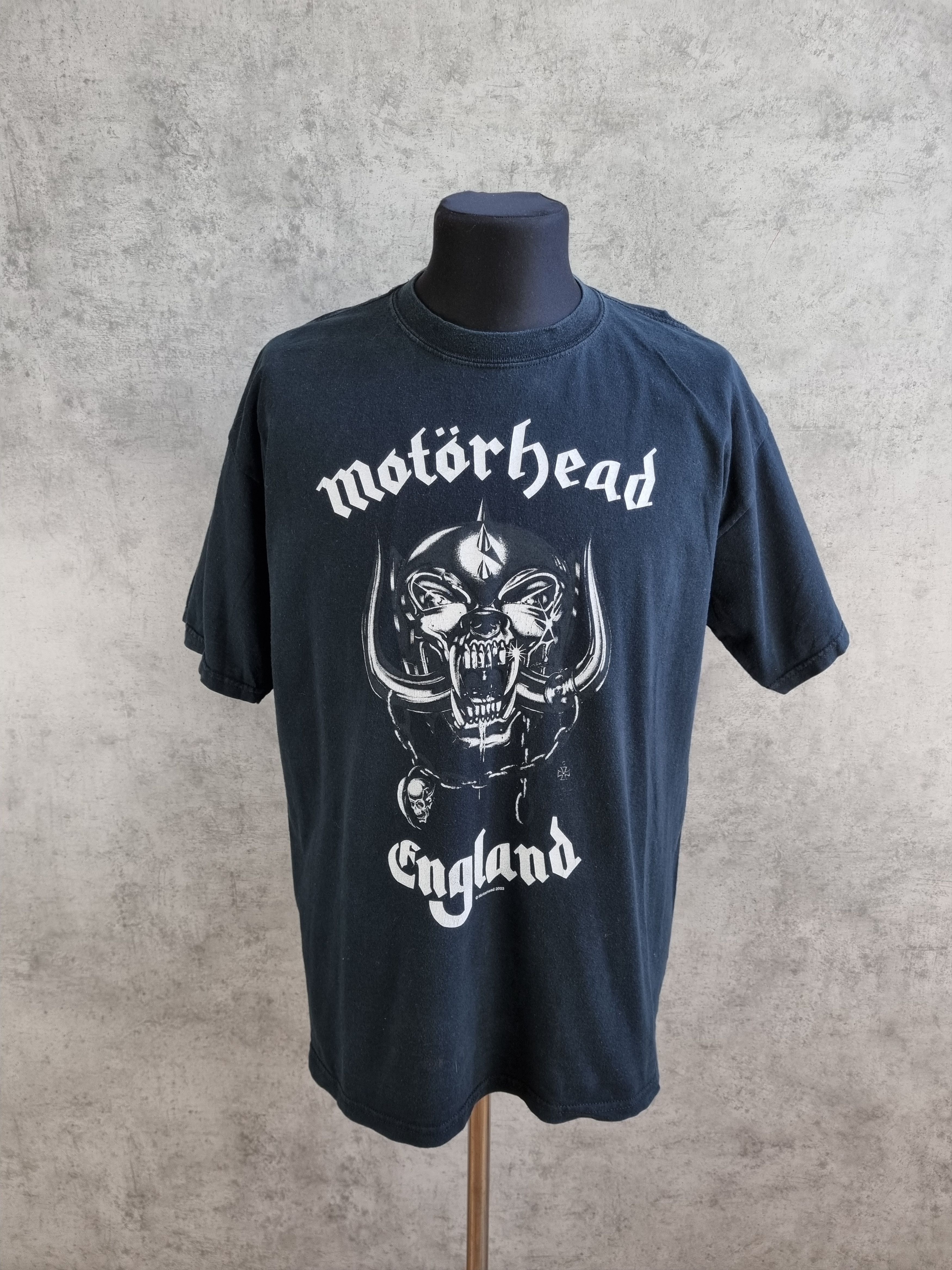 Band Tees × Vintage 2003 Motorhead England Vintage Rare Tee shirt Size US XL / EU 56 / 4 - 1 Thumbnail