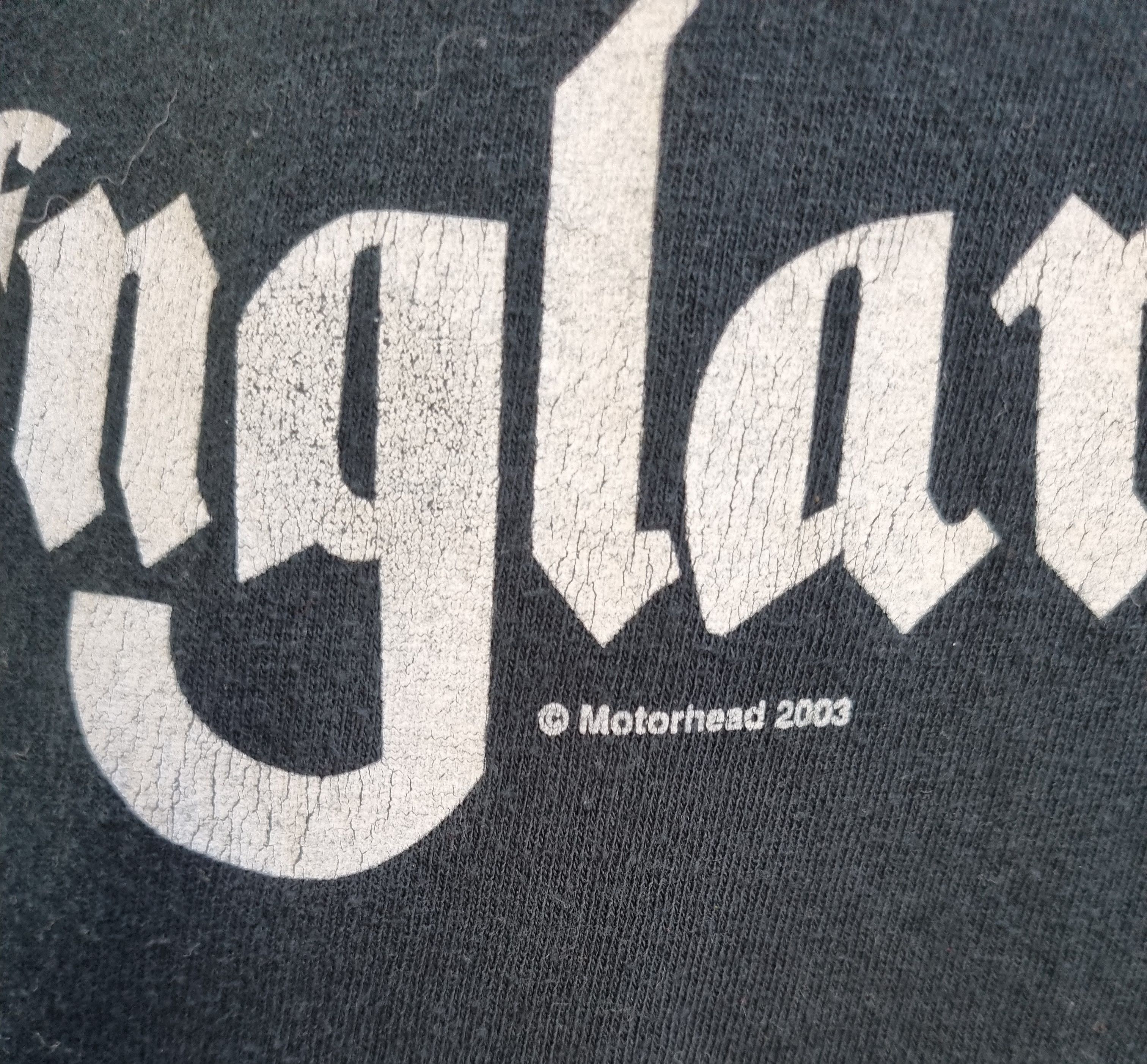 Band Tees × Vintage 2003 Motorhead England Vintage Rare Tee shirt Size US XL / EU 56 / 4 - 6 Thumbnail