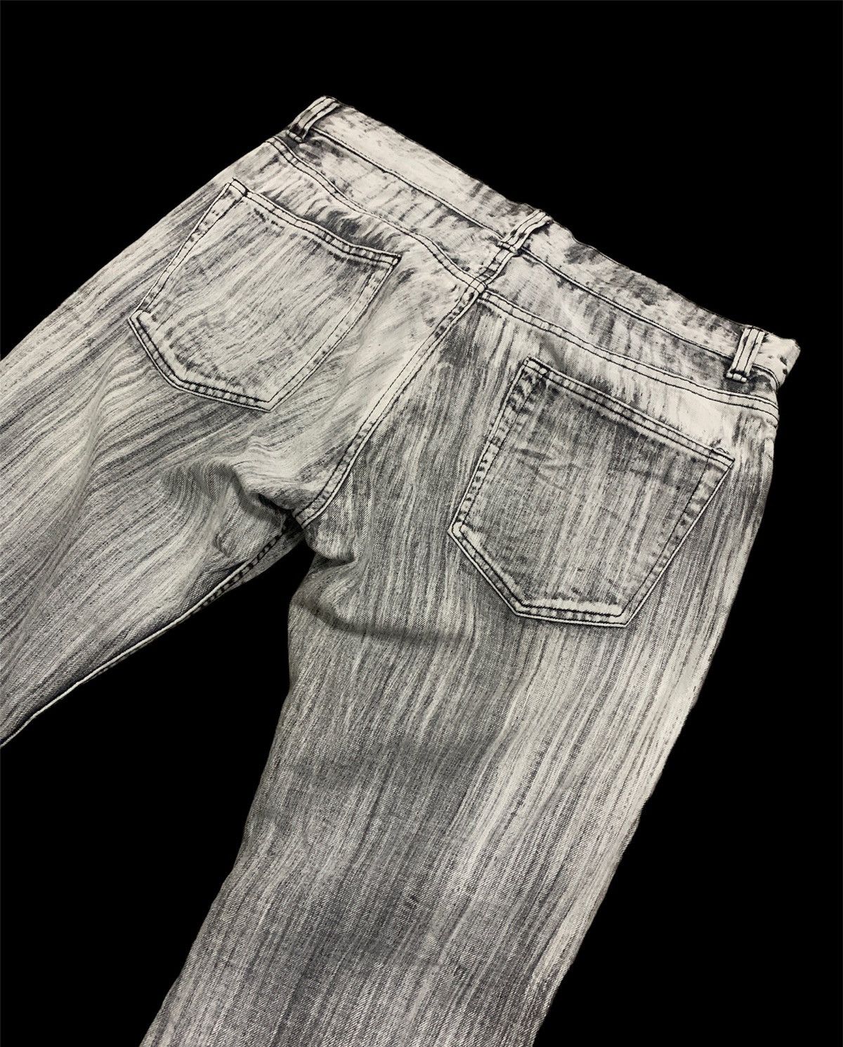 Fashion Victim Flare Grey Distressed Denim Size US 34 / EU 50 - 10 Thumbnail