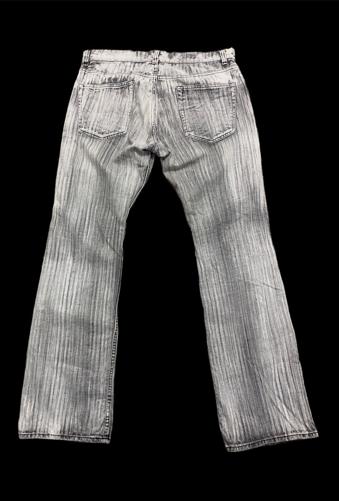 Fashion Victim Flare Grey Distressed Denim Size US 34 / EU 50 - 9 Thumbnail