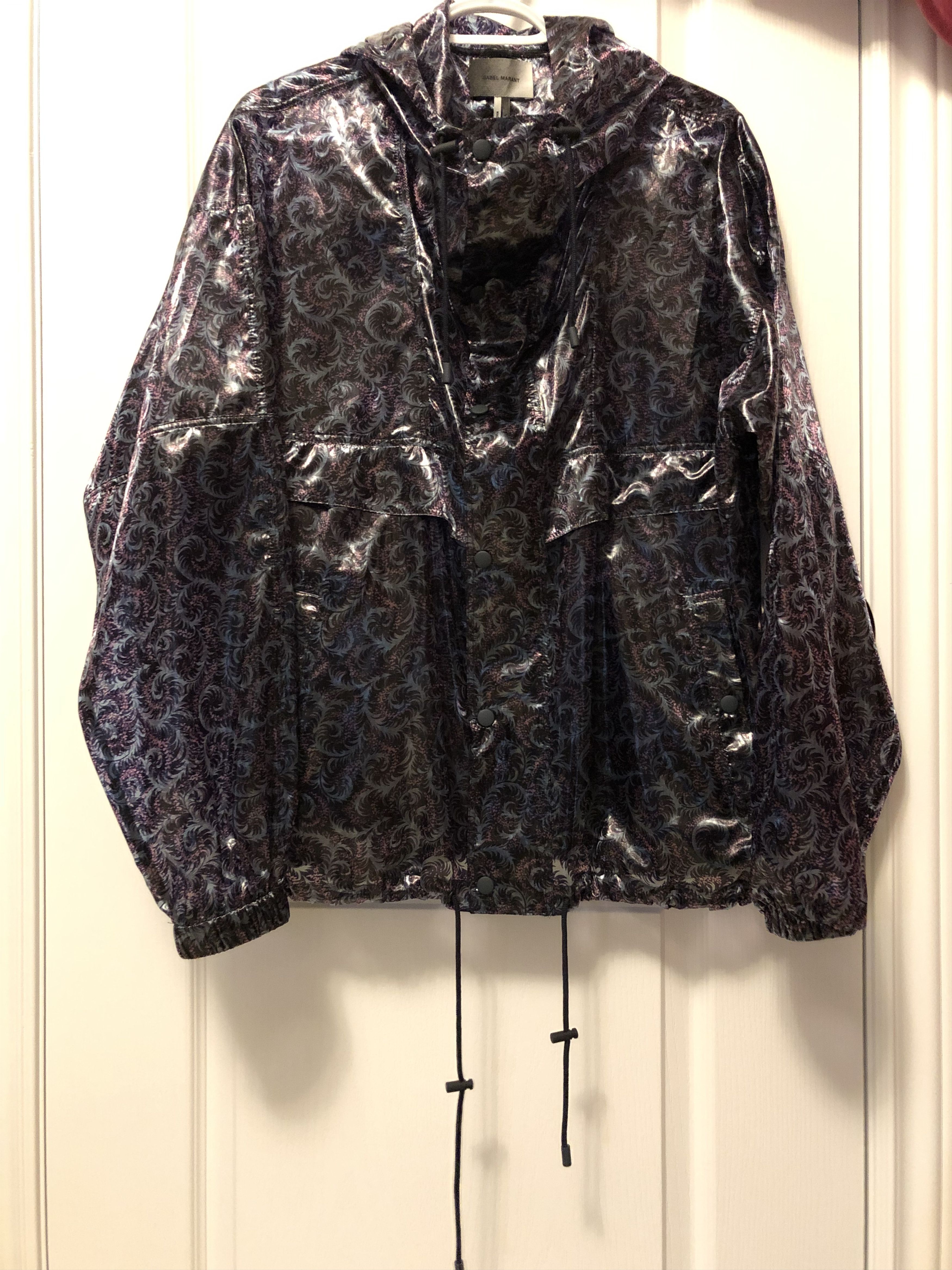 Isabel Marant Elmer printed lightweight hooded jacket Size US M / EU 48-50 / 2 - 1 Thumbnail