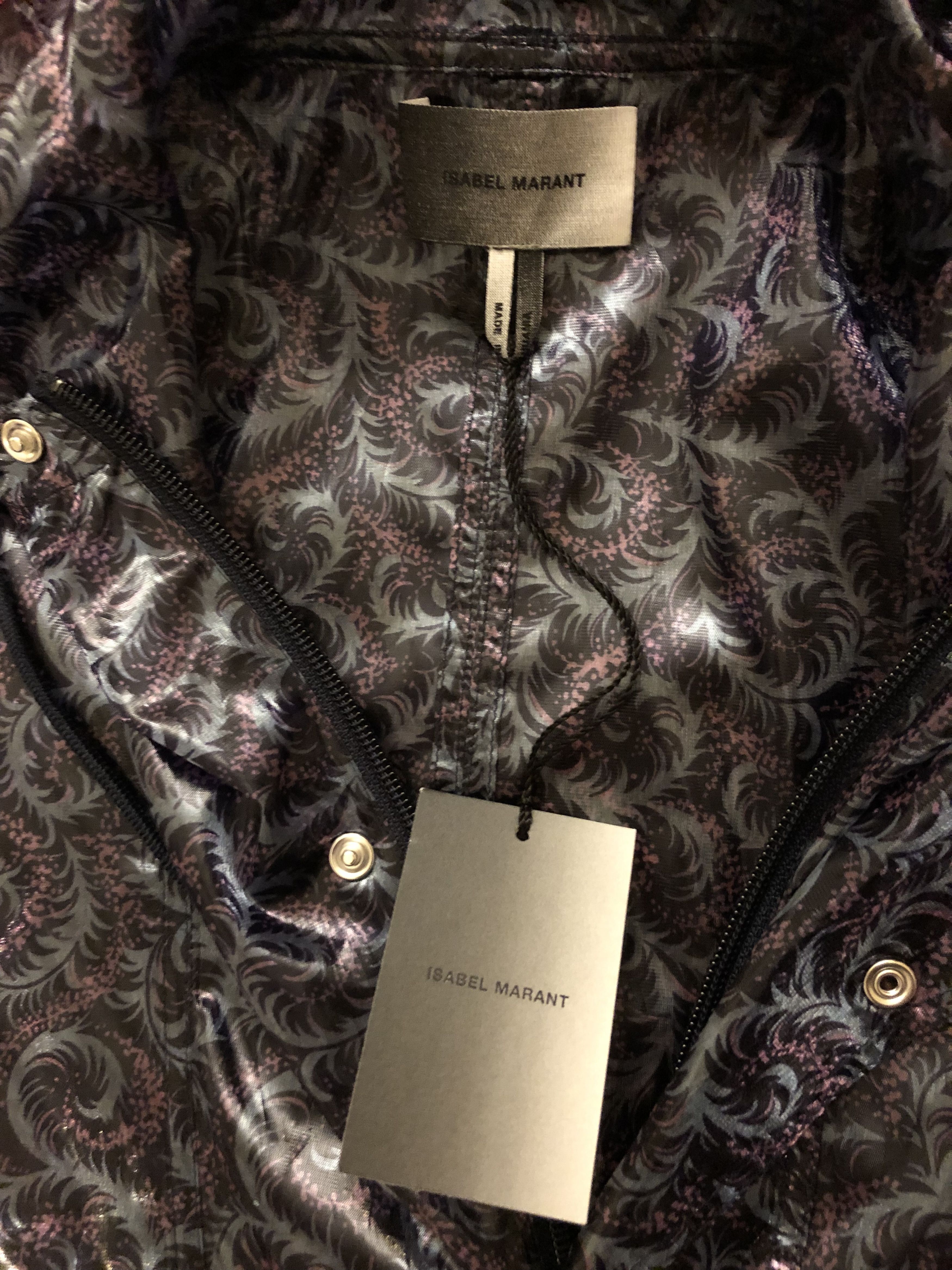 Isabel Marant Elmer printed lightweight hooded jacket Size US M / EU 48-50 / 2 - 3 Thumbnail