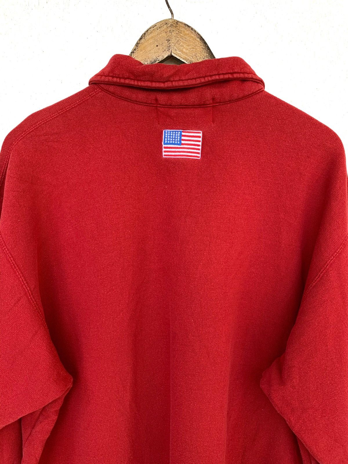Roots Vintage Half zipper neck Sweatshirt USA OLYMPIC TEAM. Size US L / EU 52-54 / 3 - 10 Thumbnail