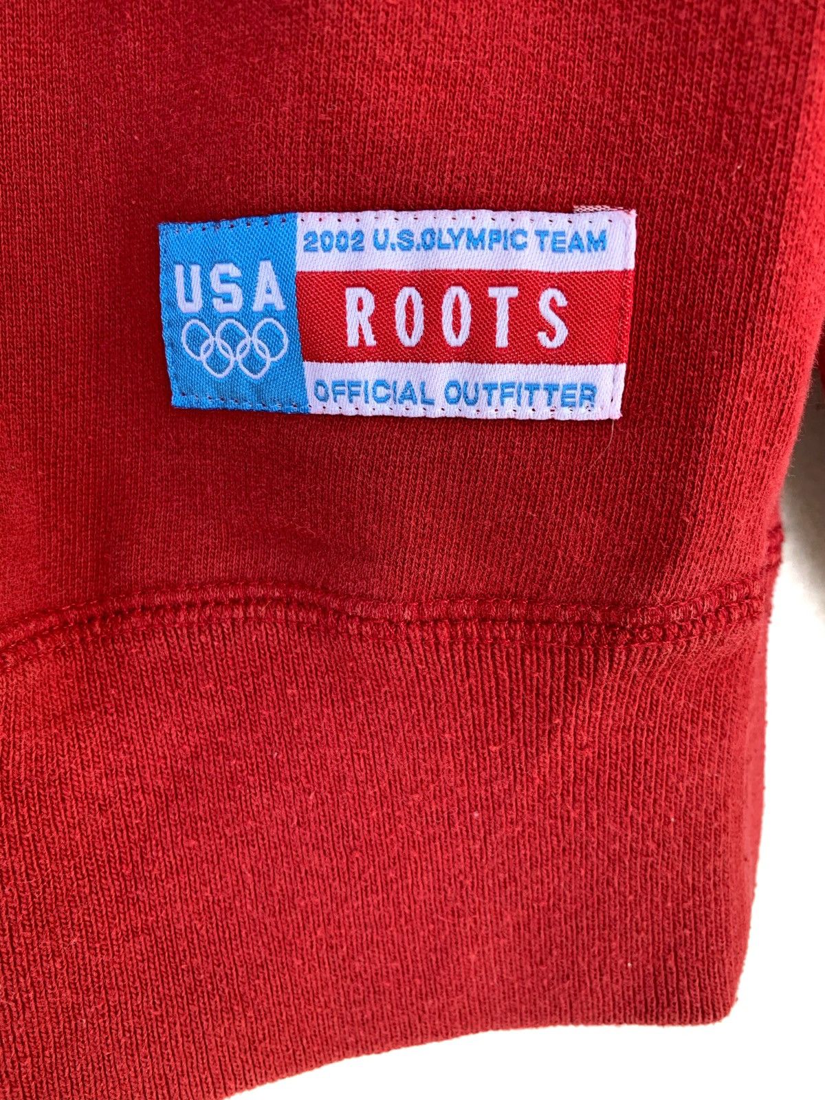 Roots Vintage Half zipper neck Sweatshirt USA OLYMPIC TEAM. Size US L / EU 52-54 / 3 - 6 Thumbnail