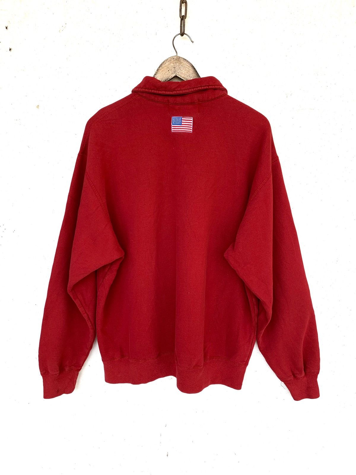 Roots Vintage Half zipper neck Sweatshirt USA OLYMPIC TEAM. Size US L / EU 52-54 / 3 - 9 Thumbnail