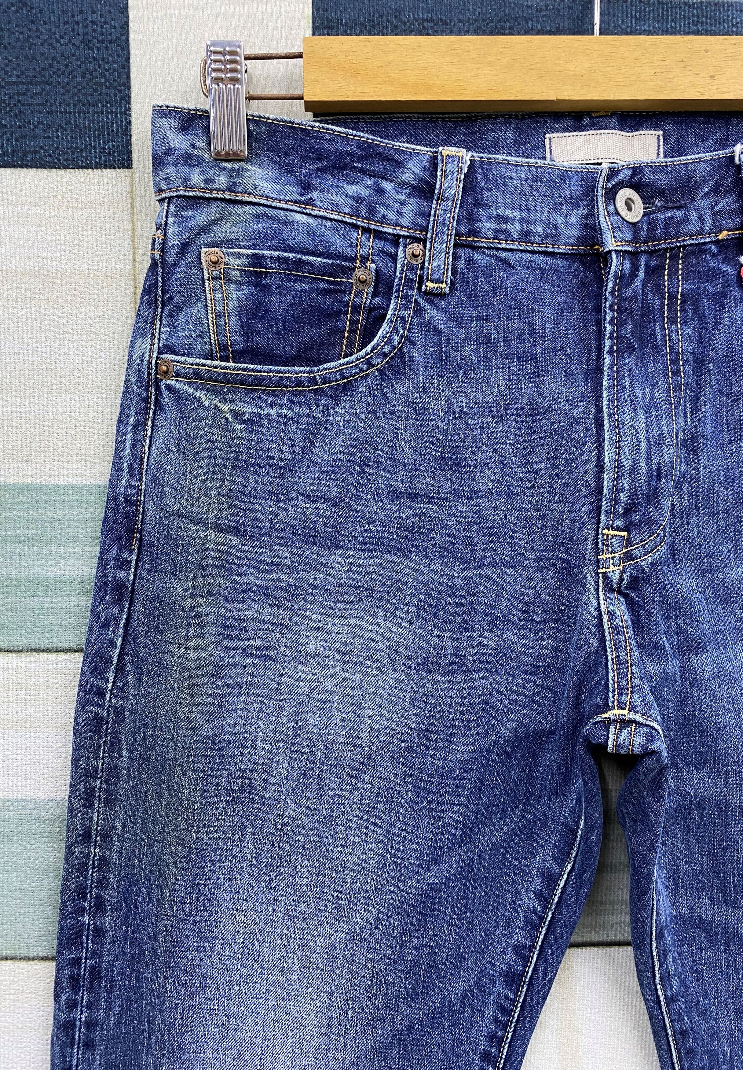 Uniqlo Vintage Uniqlo Faded Selvedge Denim Jean Size US 32 / EU 48 - 5 Thumbnail