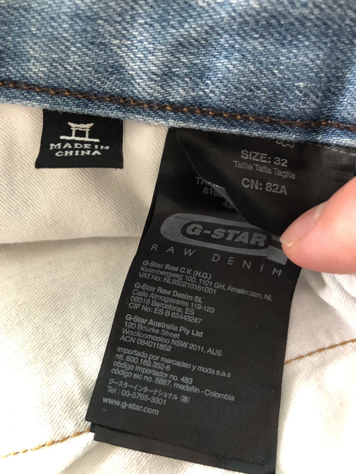 G-Star G-Star Raw Distressed Denim Shorts Size US 32 / EU 48 - 10 Thumbnail