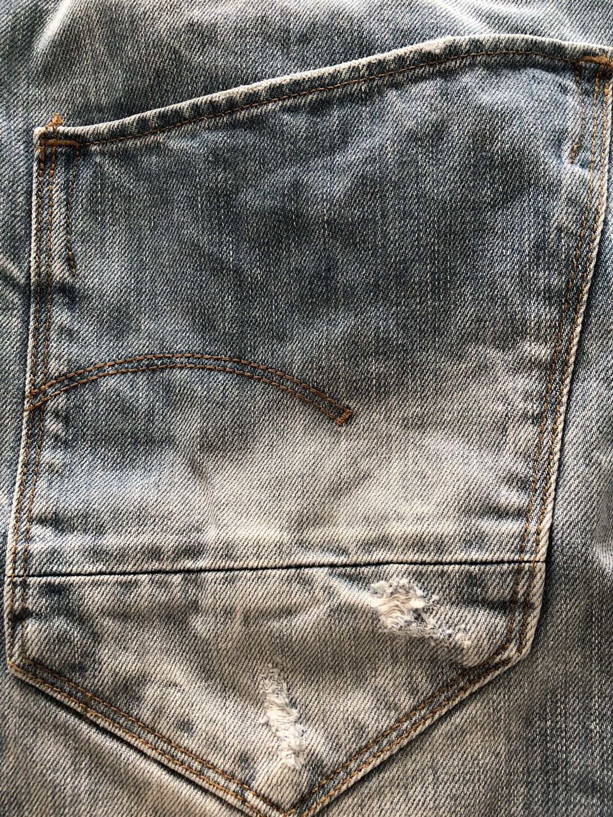 G-Star G-Star Raw Distressed Denim Shorts Size US 32 / EU 48 - 9 Thumbnail