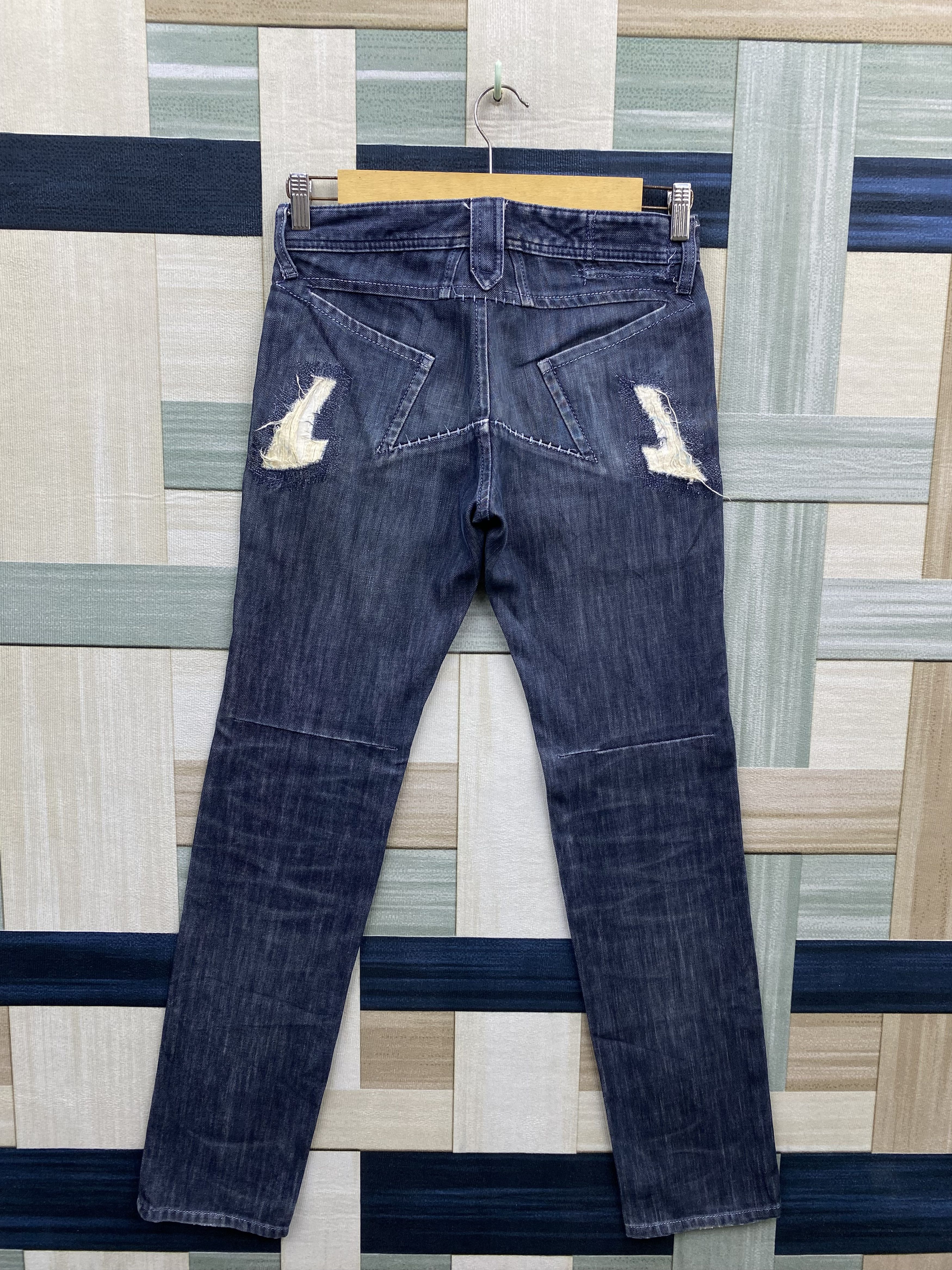 Marithe + Francois Girbaud Marithe Francois Girbaud Distress Star Design Denim Jean Size US 30 / EU 46 - 1 Thumbnail