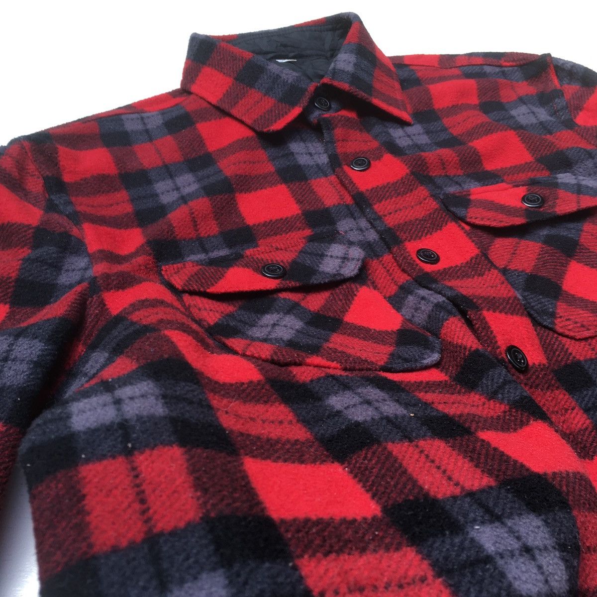 Flannel × Uniqlo × Vintage FINAL DROP‼️ Uniqlo Wool Flannel ( Wool Plaid Flannel Shirt ) Size US L / EU 52-54 / 3 - 12 Thumbnail