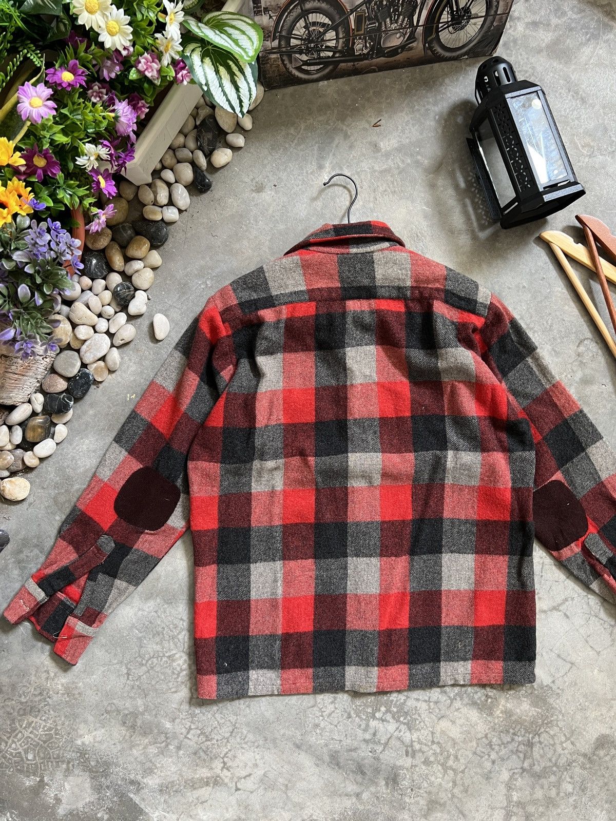 Japanese Brand × Vintage Vintage 🖤 Plaid Flannel Jacket Size US S / EU 44-46 / 1 - 7 Thumbnail