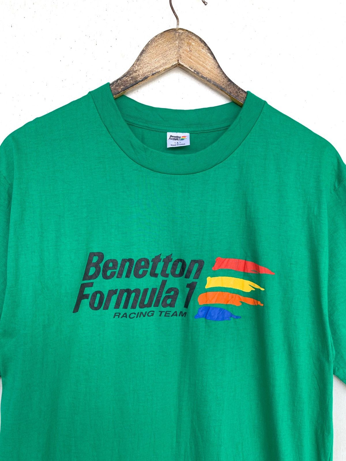 Benetton Benetton Formula 1 Racing Team Tshirt. Size US L / EU 52-54 / 3 - 3 Thumbnail