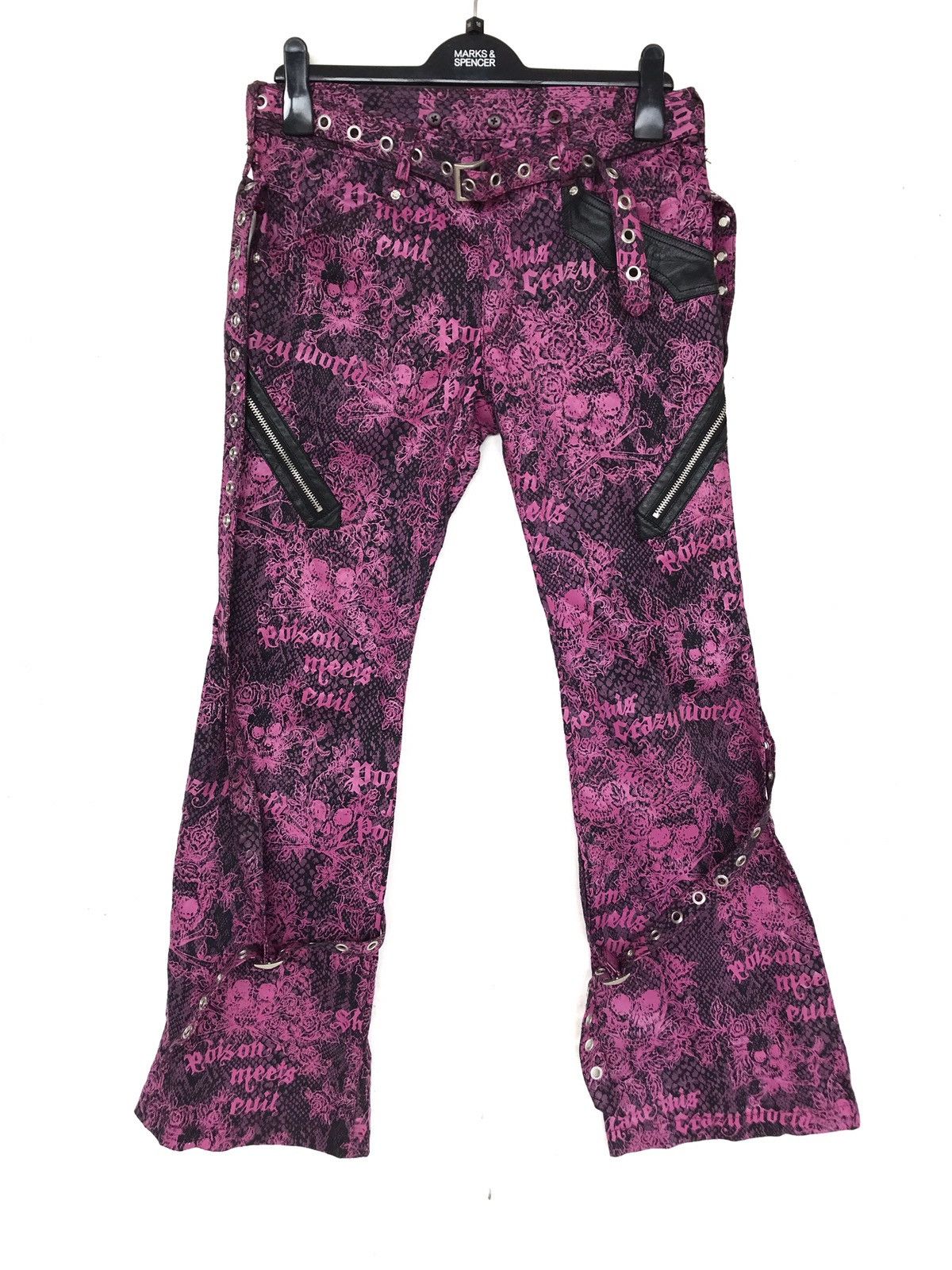 Seditionaries Ghotic/Punk Full prints pants Size US 32 / EU 48 - 1 Thumbnail