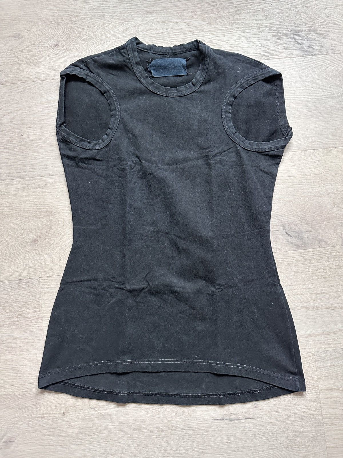 image of Maison Margiela Margiela Flat 1998 Spring Top in Black, Women's (Size Medium)