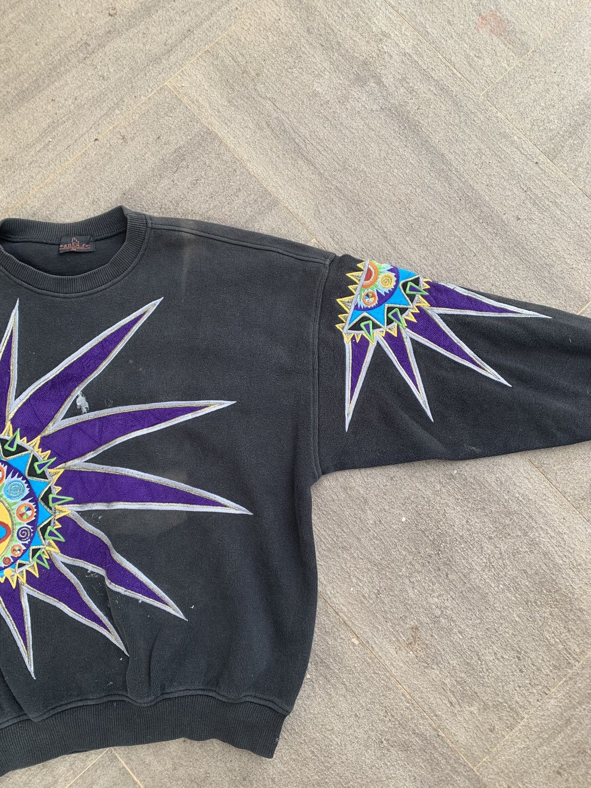 Japanese Brand Vintage Embroidered Santa Fe Sweatshirt Size US M / EU 48-50 / 2 - 3 Thumbnail