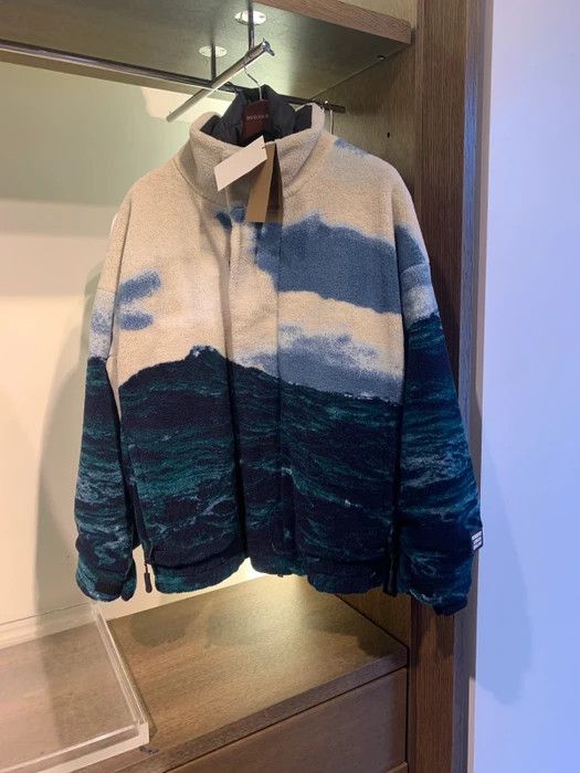 Burberry Burberry Sea Print Fleece Jacket with Detachable Warmer Size US M / EU 48-50 / 2 - 2 Thumbnail