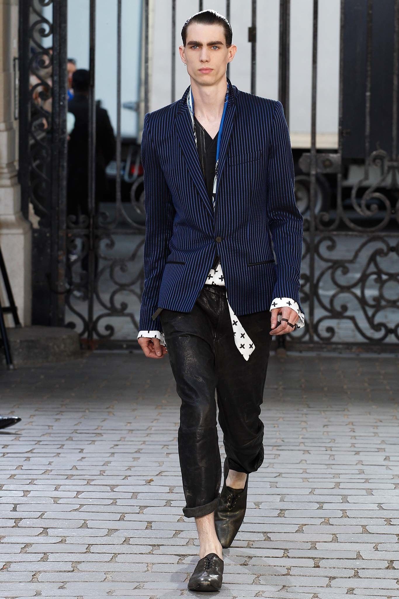 Haider Ackermann SS16 Cross Print Viscose Shirt | Grailed