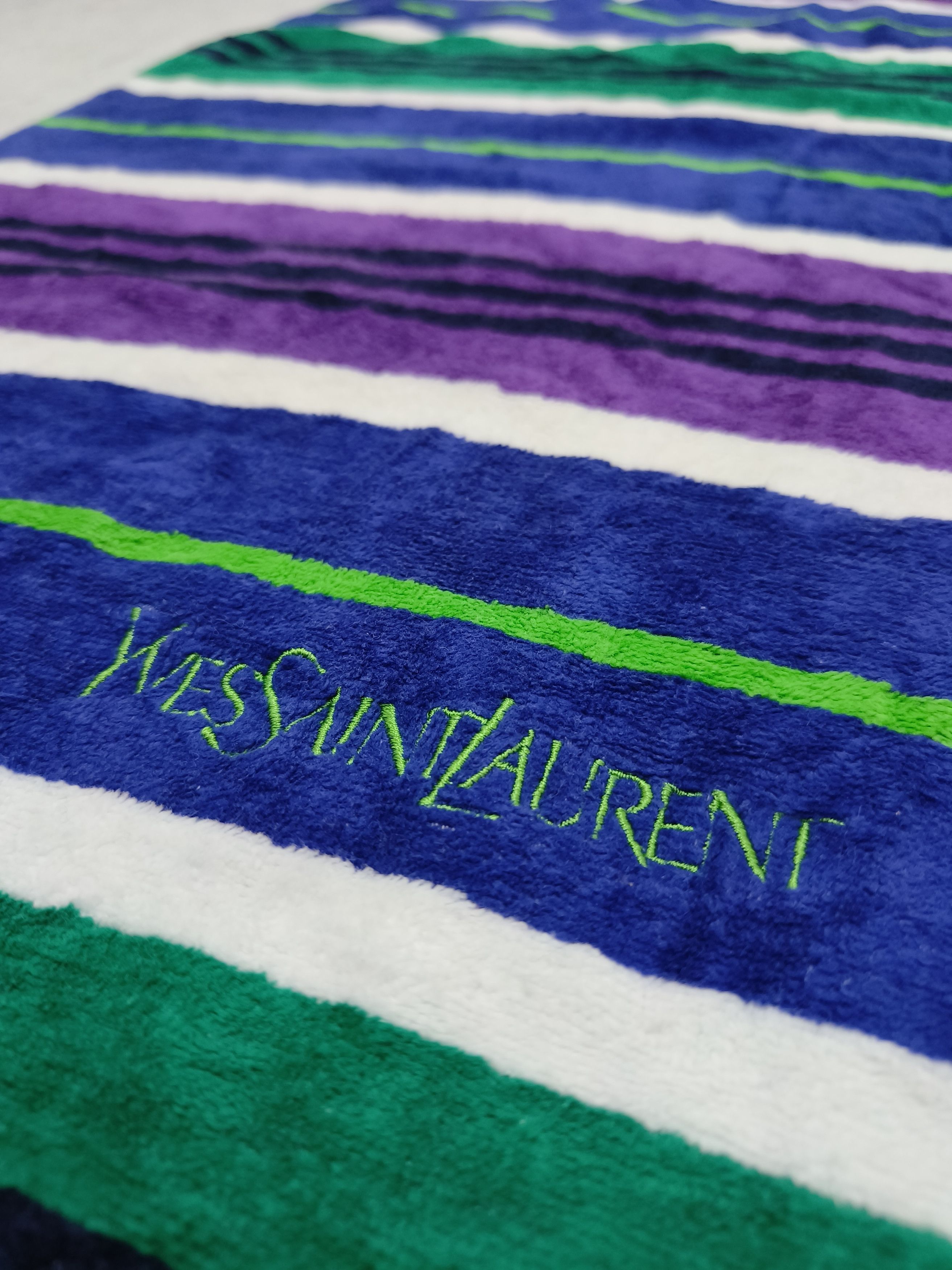 Vintage Vintage YSL Yves Saint Laurent Towel Size ONE SIZE - 6 Thumbnail