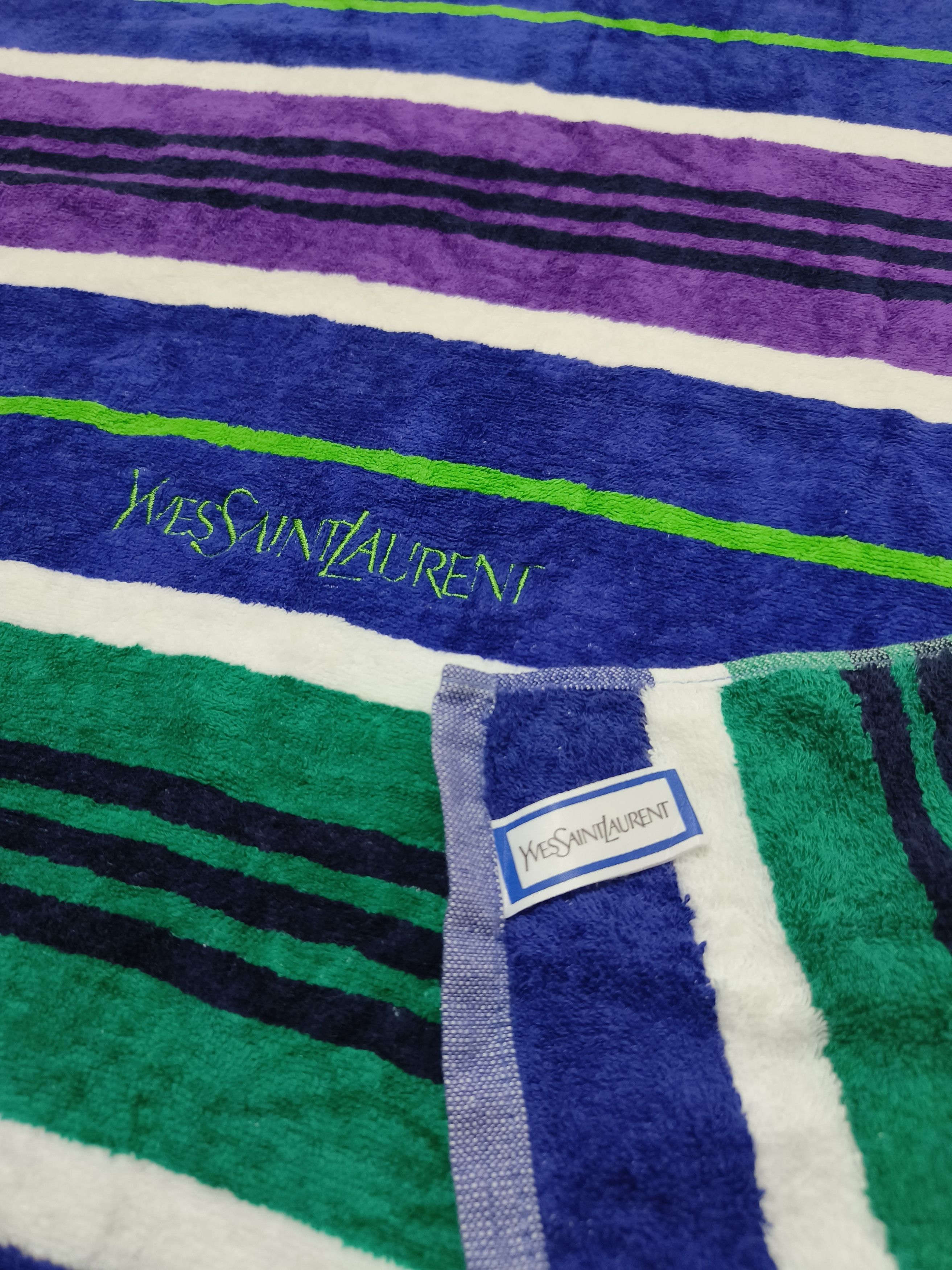 Vintage Vintage YSL Yves Saint Laurent Towel Size ONE SIZE - 7 Thumbnail