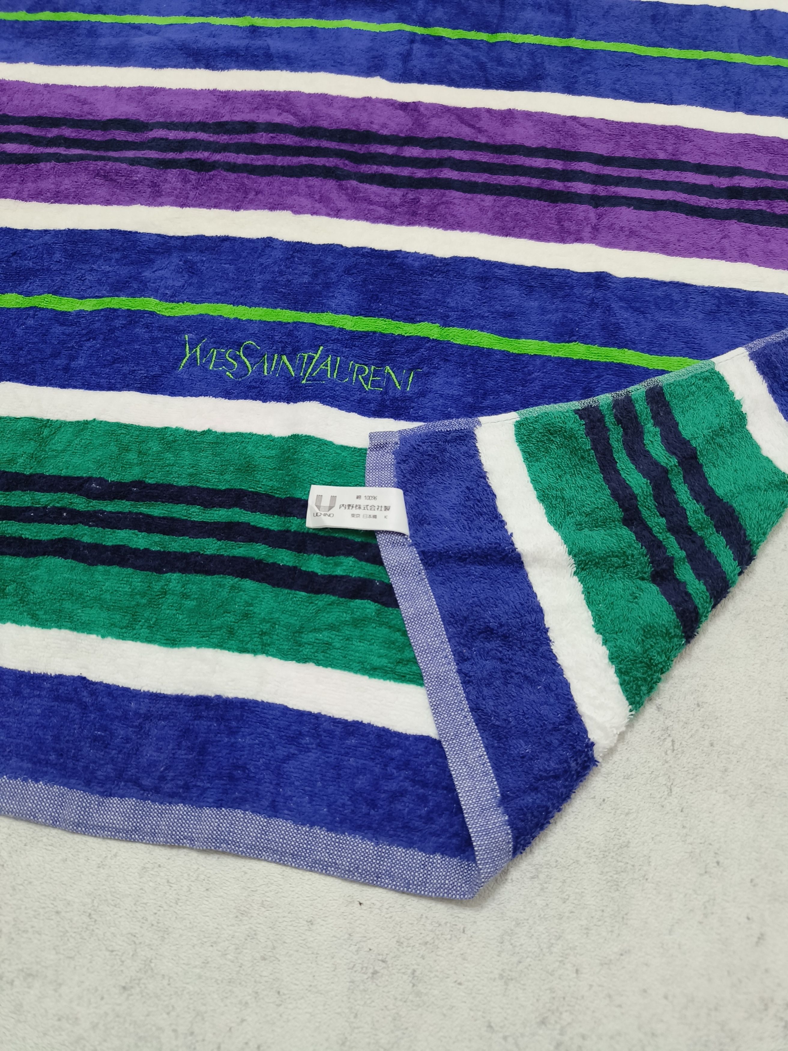 Vintage Vintage YSL Yves Saint Laurent Towel Size ONE SIZE - 8 Thumbnail