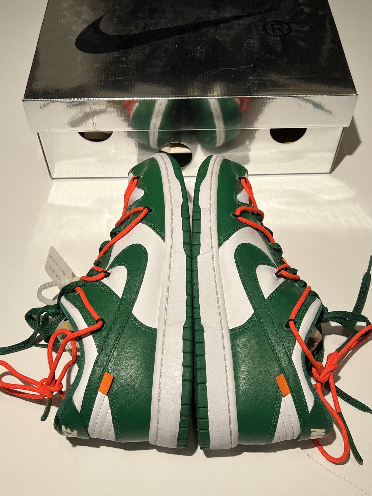 Nike × Off-White Off White x OG Nike Dunk Low 2019 Size US 10 / EU 43 - 4 Thumbnail