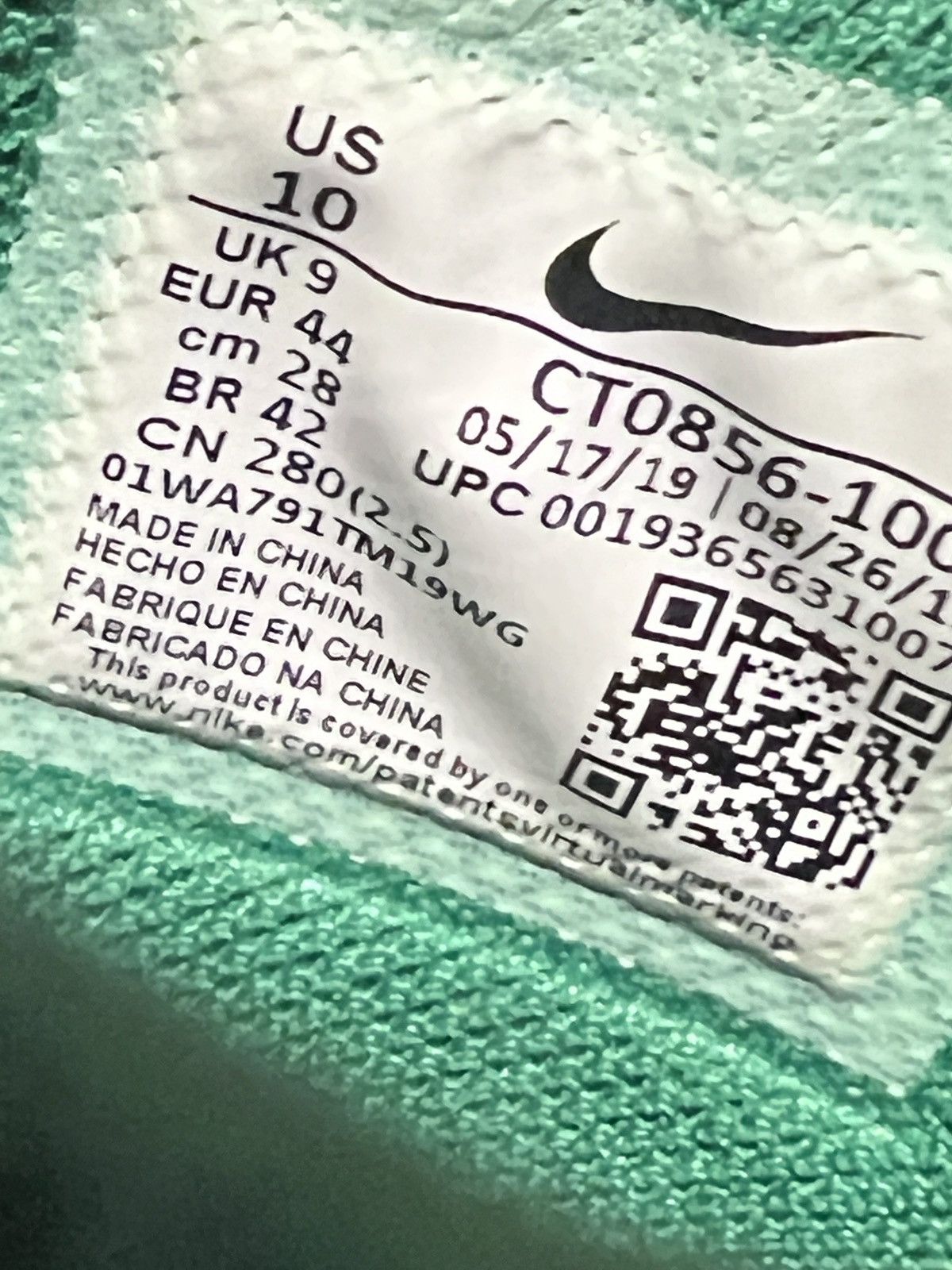 Nike × Off-White Off White x OG Nike Dunk Low 2019 Size US 10 / EU 43 - 21 Thumbnail