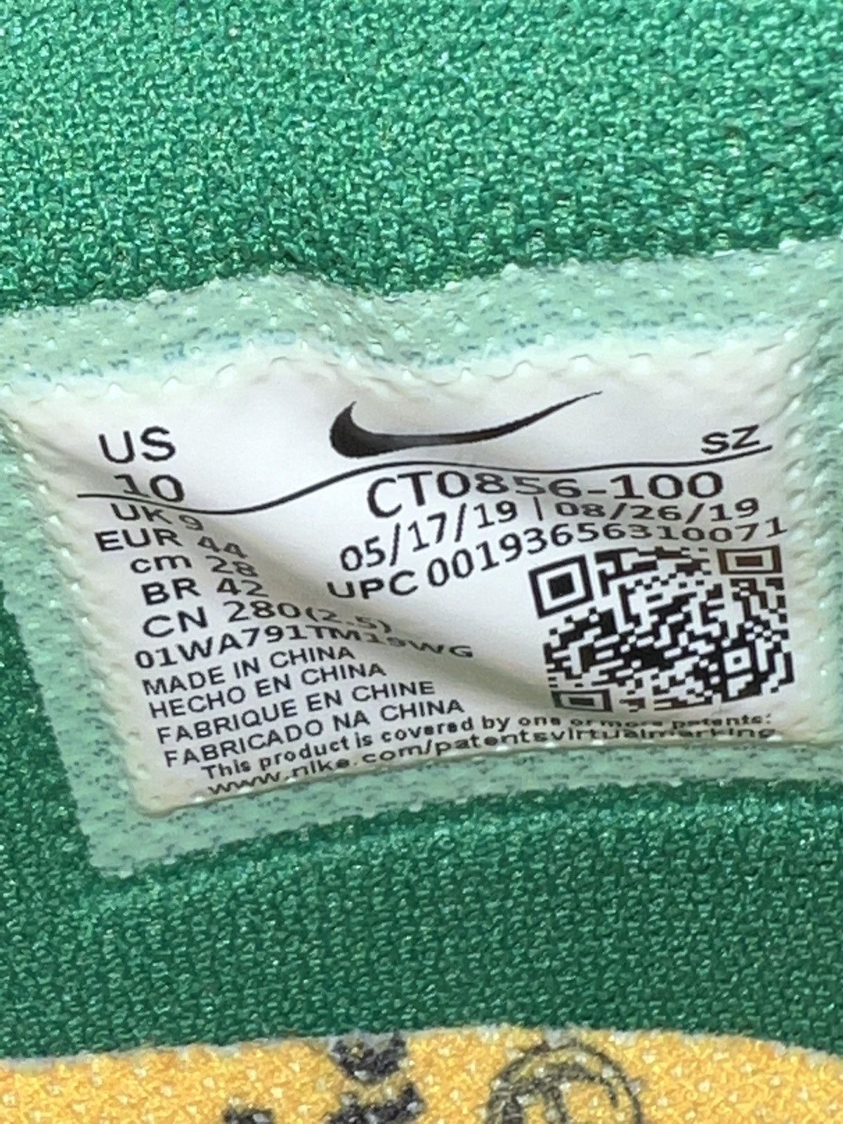 Nike × Off-White Off White x OG Nike Dunk Low 2019 Size US 10 / EU 43 - 14 Thumbnail