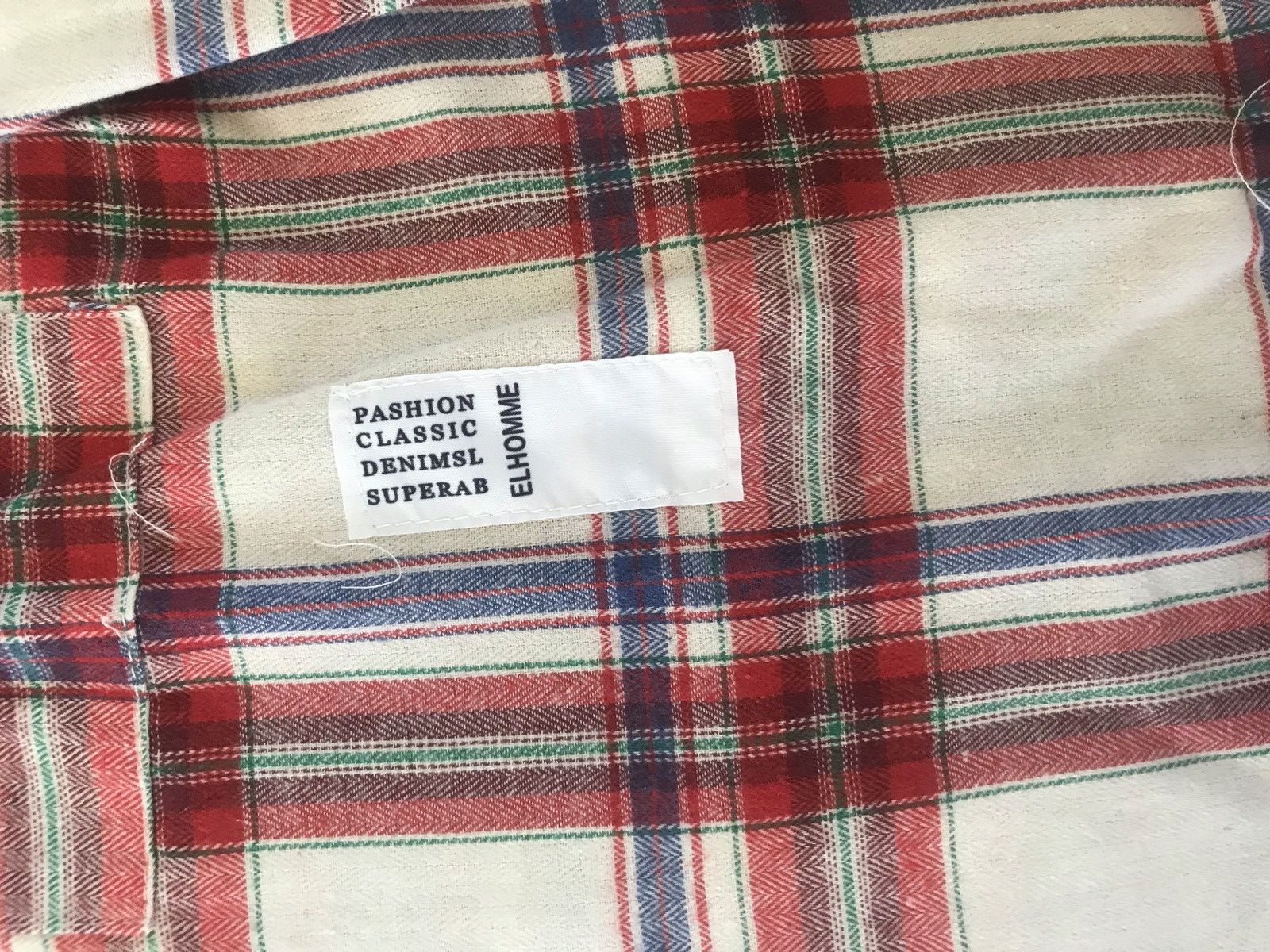 Vintage Vintage Red Green Blue Flannel Shirt Size US XL / EU 56 / 4 - 4 Thumbnail