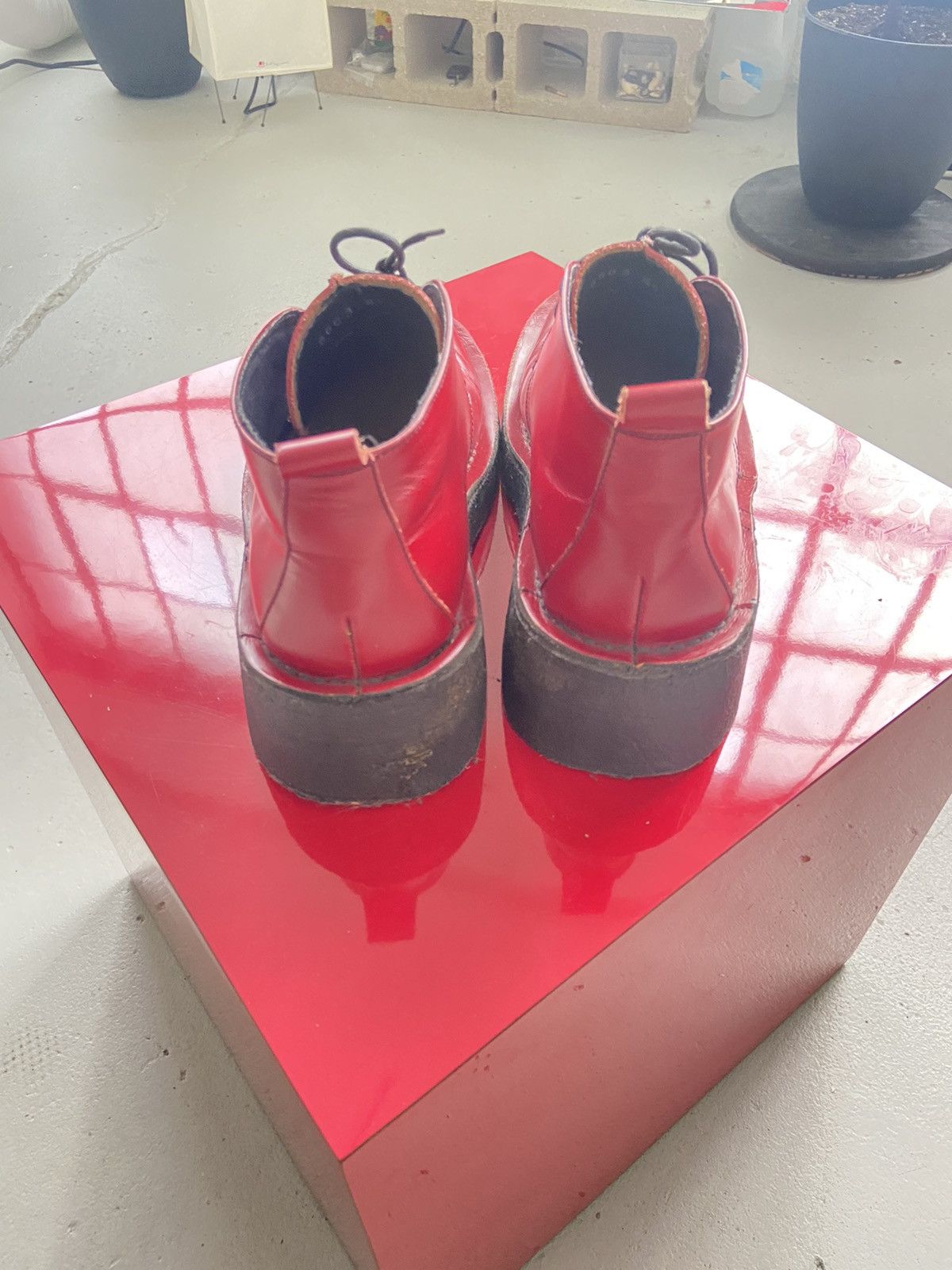 Jean Paul Gaultier Candy Red Leather Creepers Size US 9.5 / EU 42-43 - 5 Thumbnail