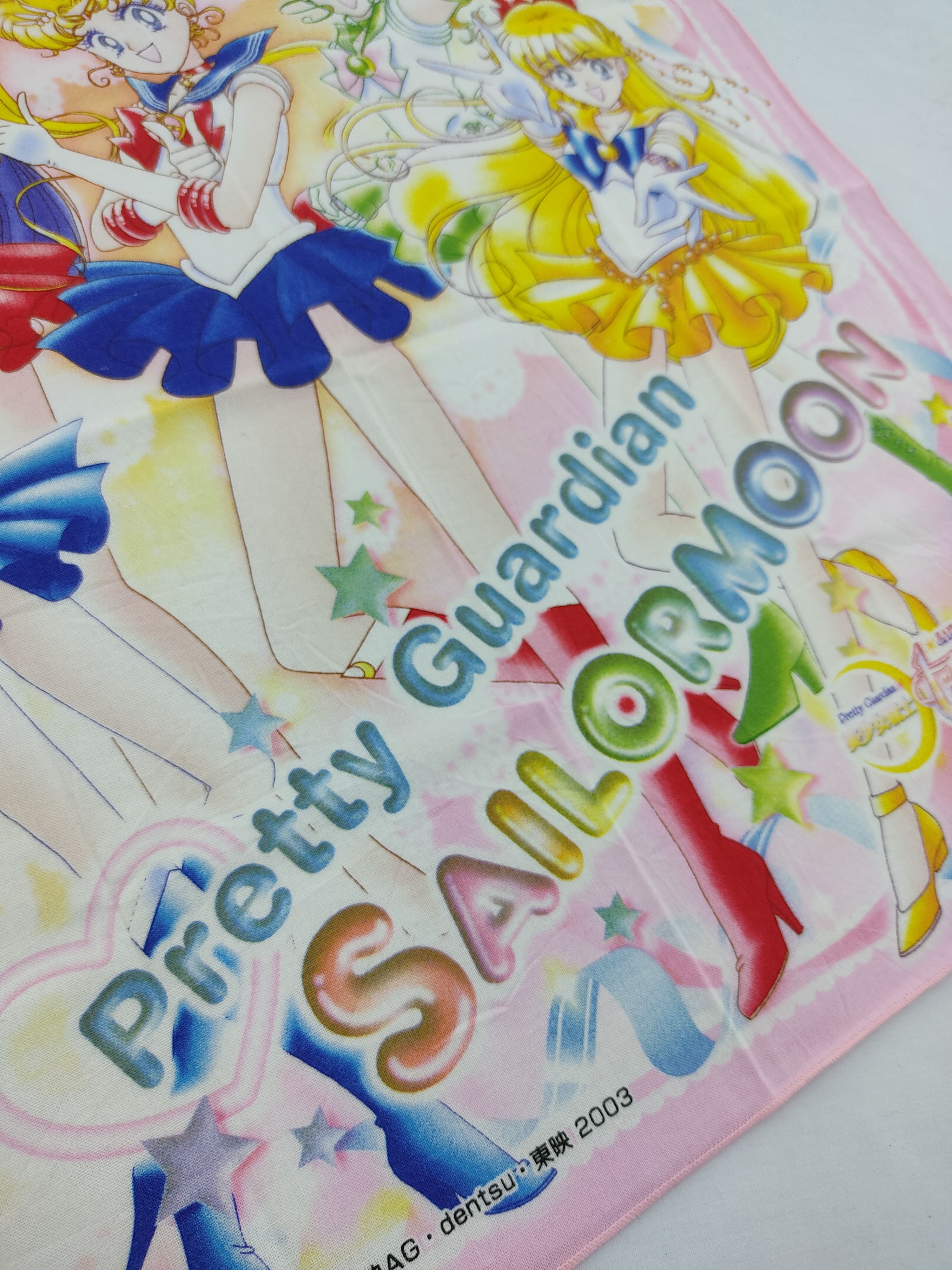 Anime × Japanese Brand × Vintage Sailor Moon Handekrchief / Neckerchief / Bandana Size ONE SIZE - 4 Thumbnail