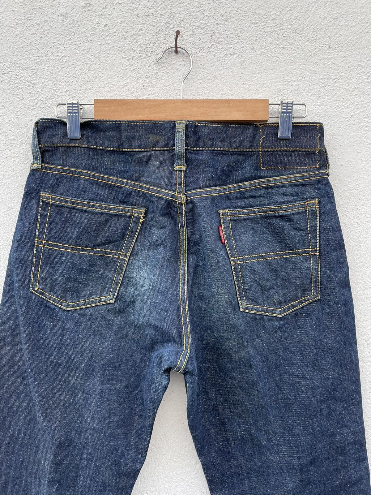 Japanese Brand × Vintage Vintage Bigstone Selvedge Denim Made In Japan Size US 30 / EU 46 - 7 Thumbnail