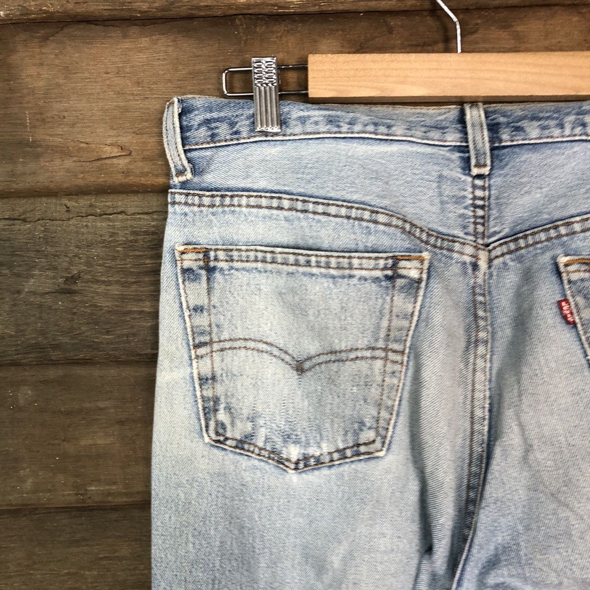 Levi's Levis usa vintage Blue Distressed Denim Pants #4659 Size US 33 - 16 Thumbnail