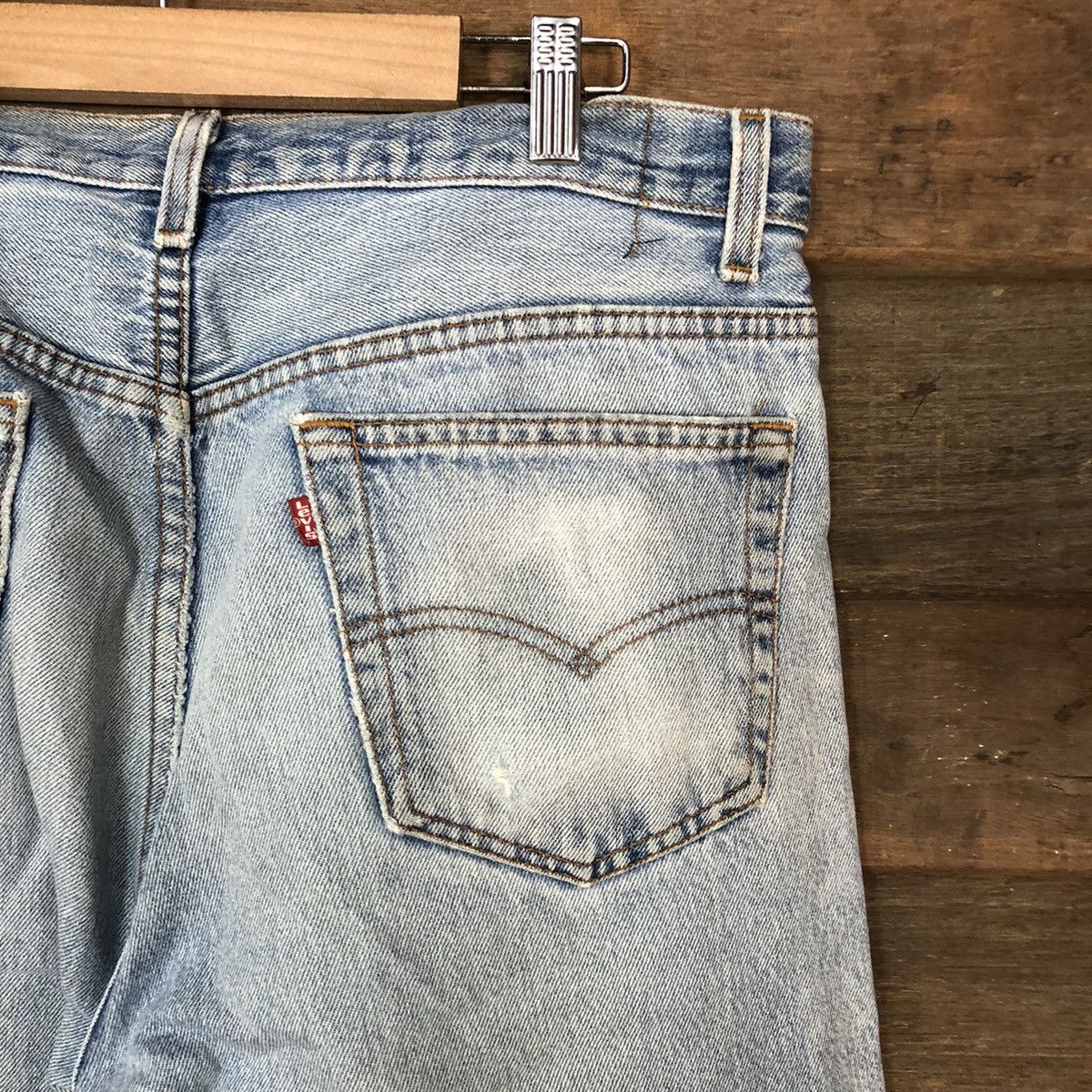 Levi's Levis usa vintage Blue Distressed Denim Pants #4659 Size US 33 - 17 Thumbnail