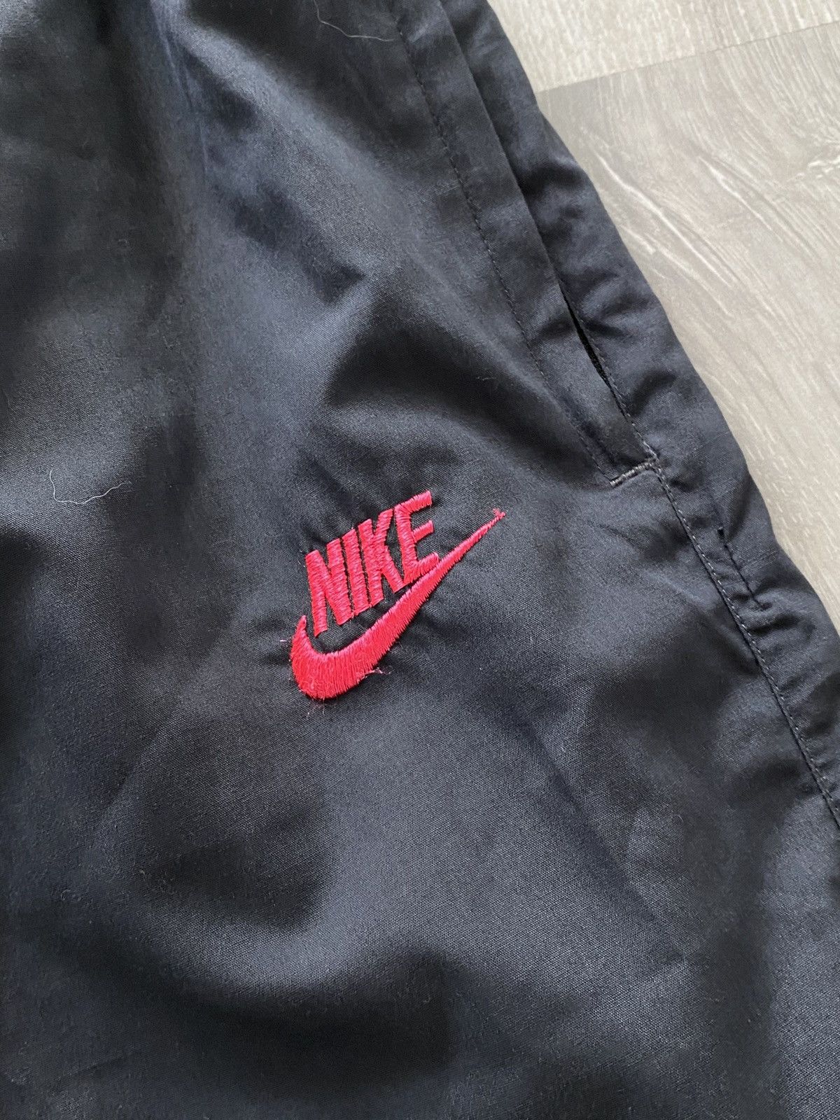 Nike 80s Nike vintage grey / Pink track pants small logo Size US 36 / EU 52 - 2 Thumbnail