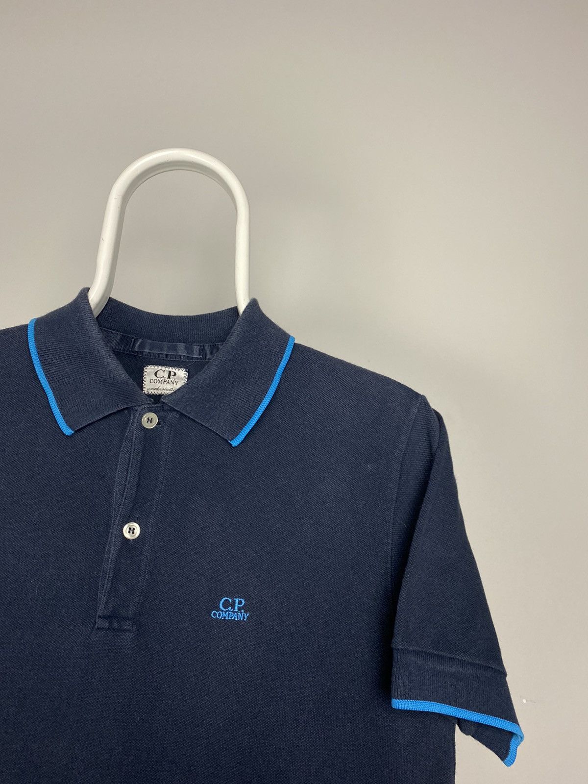 C.P. Company × Massimo Osti × Vintage C.P Company vintage polo T-shirt navy small logo Size US M / EU 48-50 / 2 - 2 Thumbnail