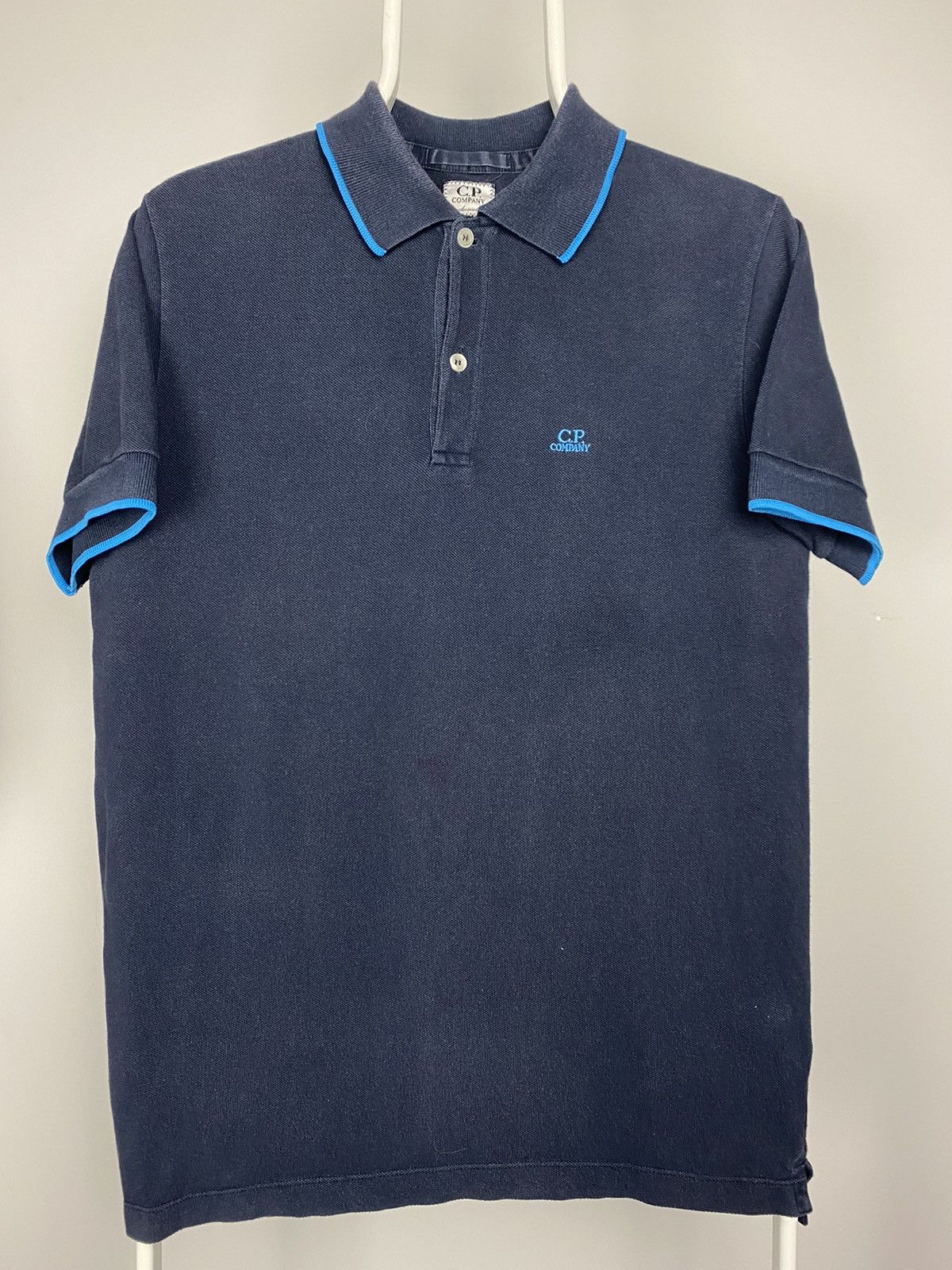 C.P. Company × Massimo Osti × Vintage C.P Company vintage polo T-shirt navy small logo Size US M / EU 48-50 / 2 - 1 Thumbnail