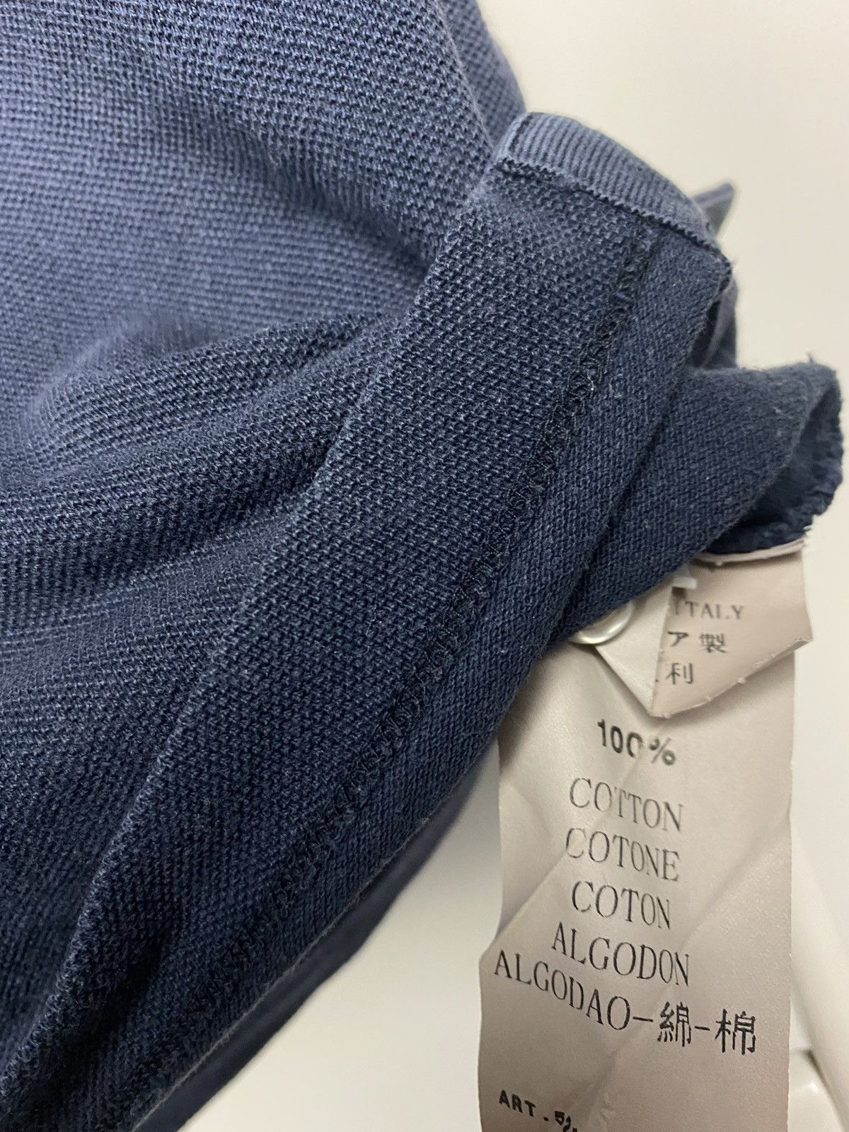 C.P. Company × Massimo Osti × Vintage C.P Company vintage polo T-shirt navy small logo Size US M / EU 48-50 / 2 - 6 Thumbnail
