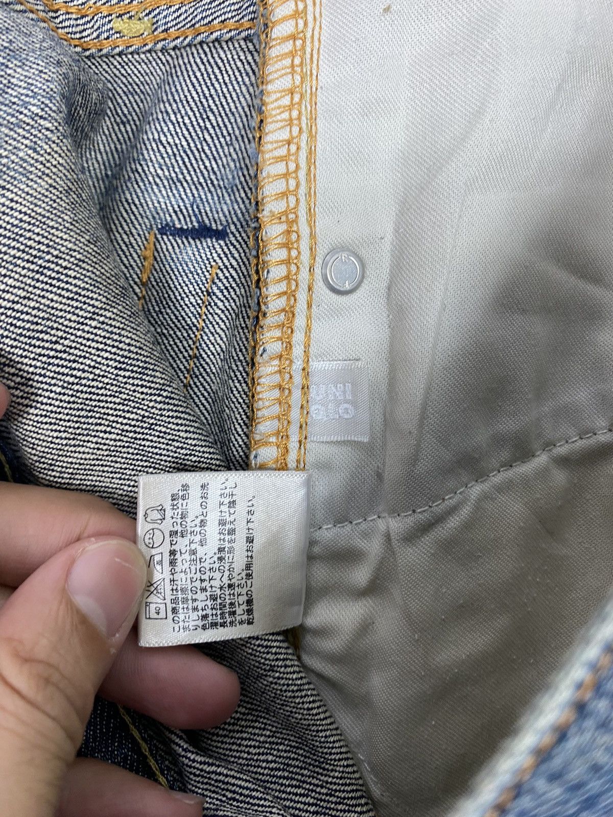 Rare‼️ Uniqlo Regular Fit Straight Distressed Jeans