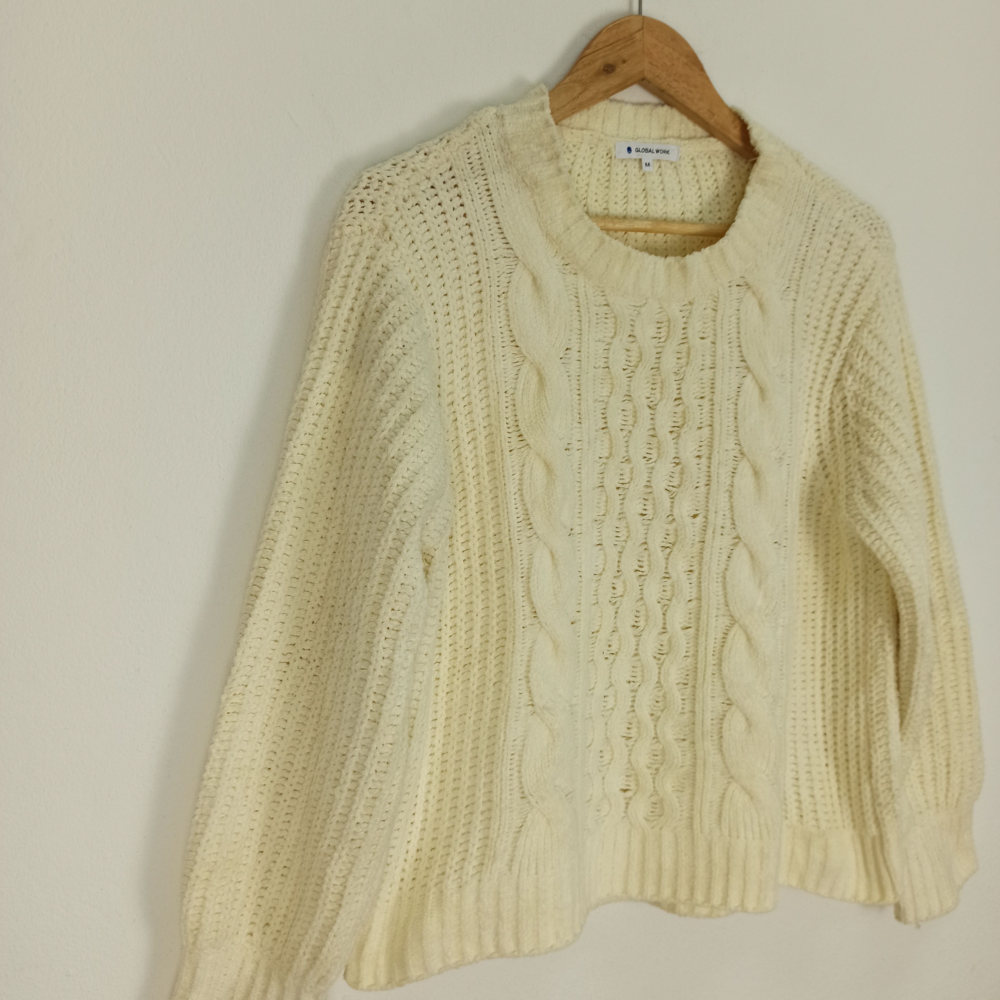 Aran Isles Knitwear 🔥STEALS🔥 GLOBAL WORK KNITWEAR MEDIUM SIZE Size M / US 6-8 / IT 42-44 - 2 Thumbnail