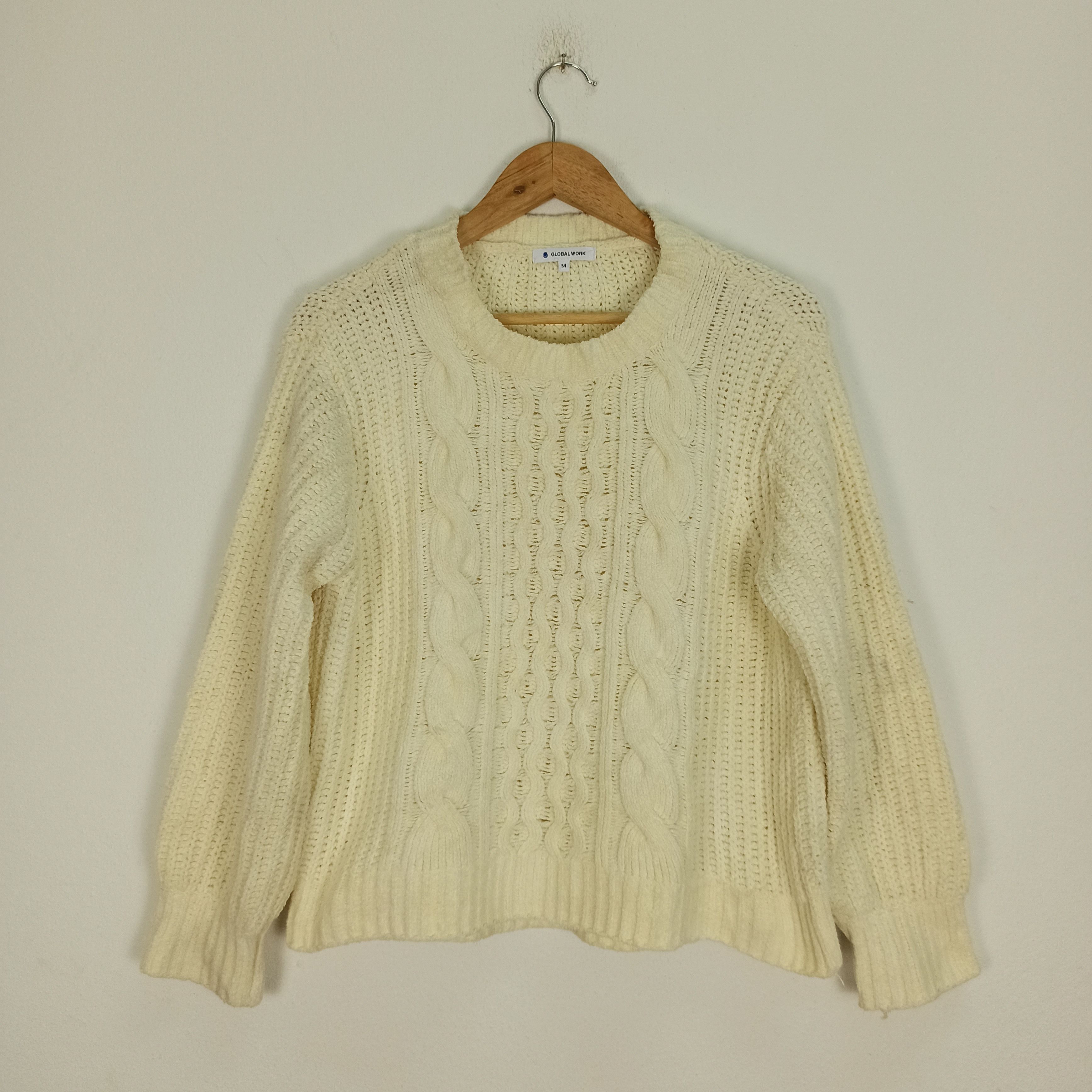 Aran Isles Knitwear 🔥STEALS🔥 GLOBAL WORK KNITWEAR MEDIUM SIZE Size M / US 6-8 / IT 42-44 - 1 Thumbnail