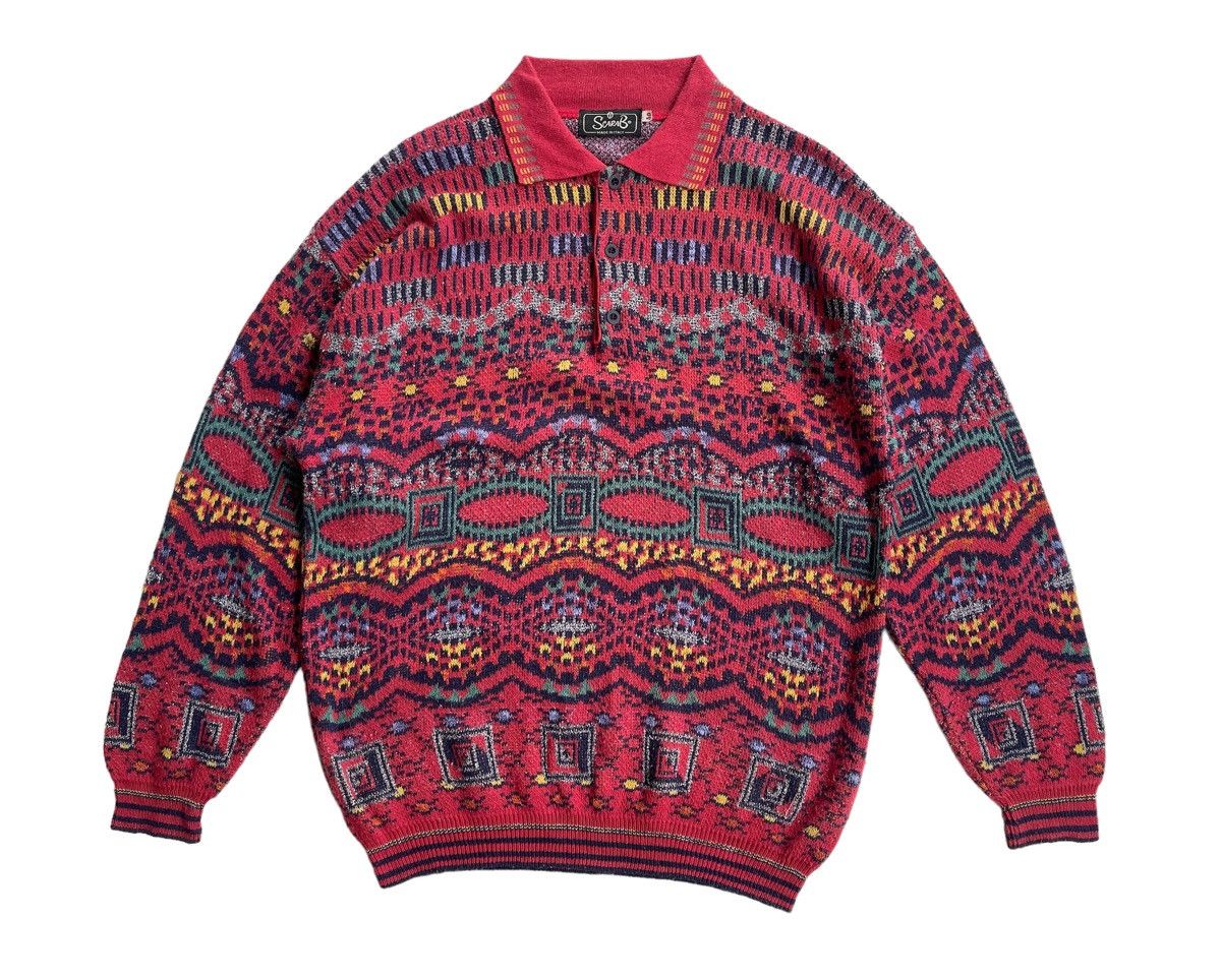 Vintage Vintage Scarab Italian Native Knitted Size US M / EU 48-50 / 2 - 2 Thumbnail