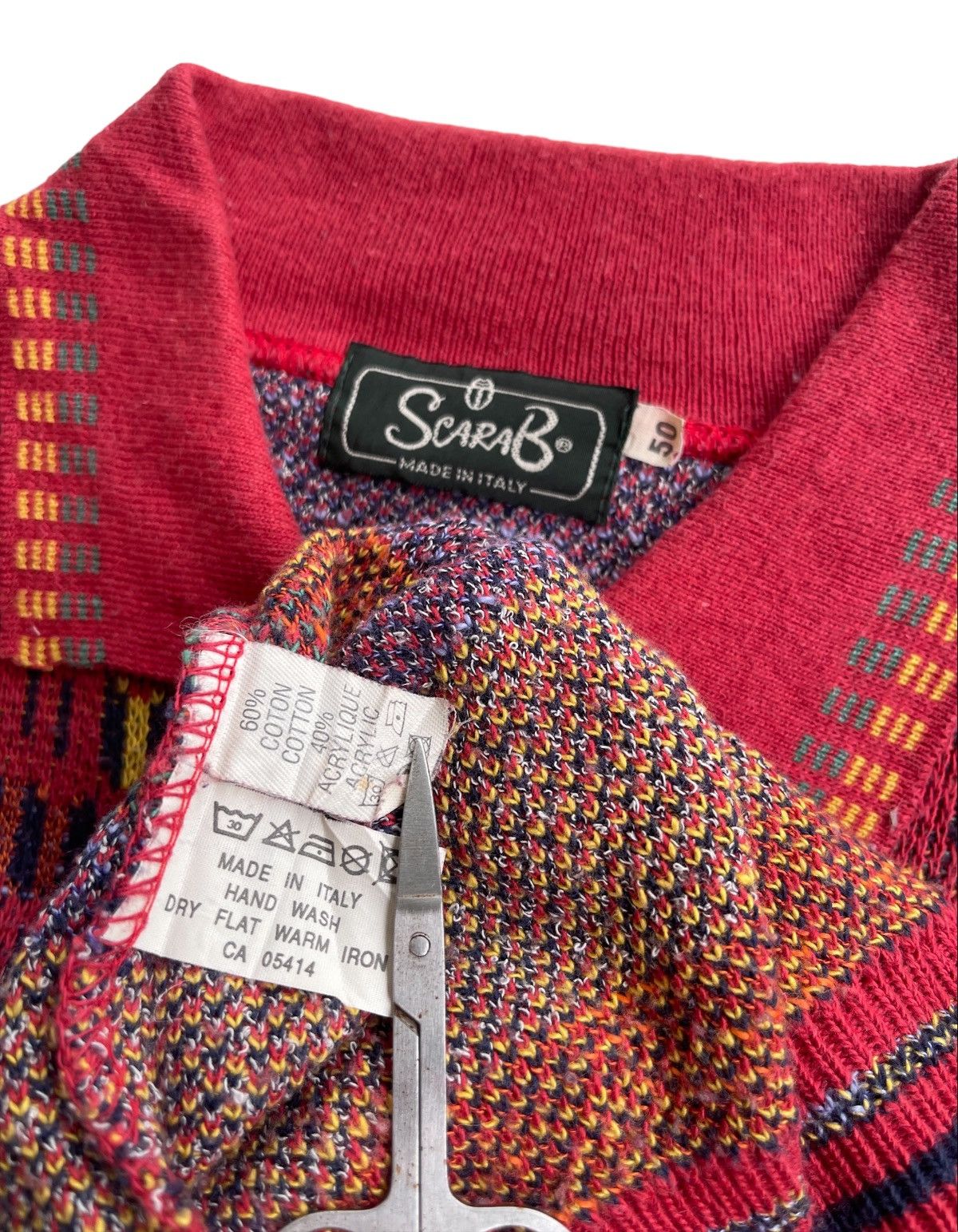 Vintage Vintage Scarab Italian Native Knitted Size US M / EU 48-50 / 2 - 5 Thumbnail