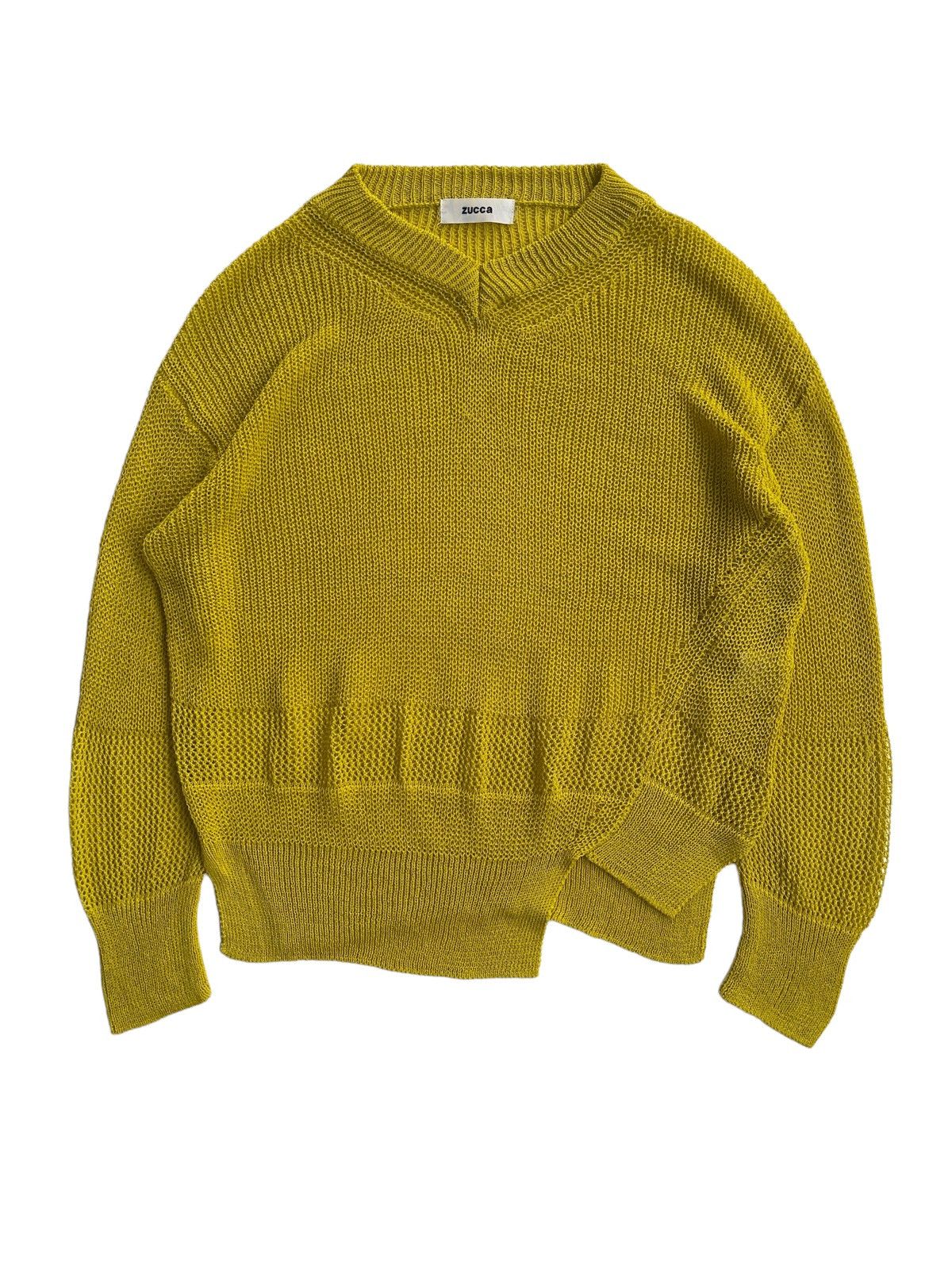 Issey Miyake Zucca Assymetric Mesh Knitted Size M / US 6-8 / IT 42-44 - 1 Thumbnail