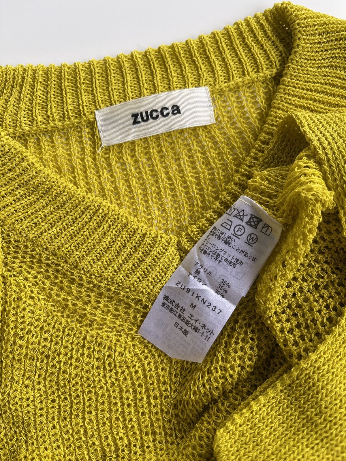 Issey Miyake Zucca Assymetric Mesh Knitted Size M / US 6-8 / IT 42-44 - 7 Thumbnail