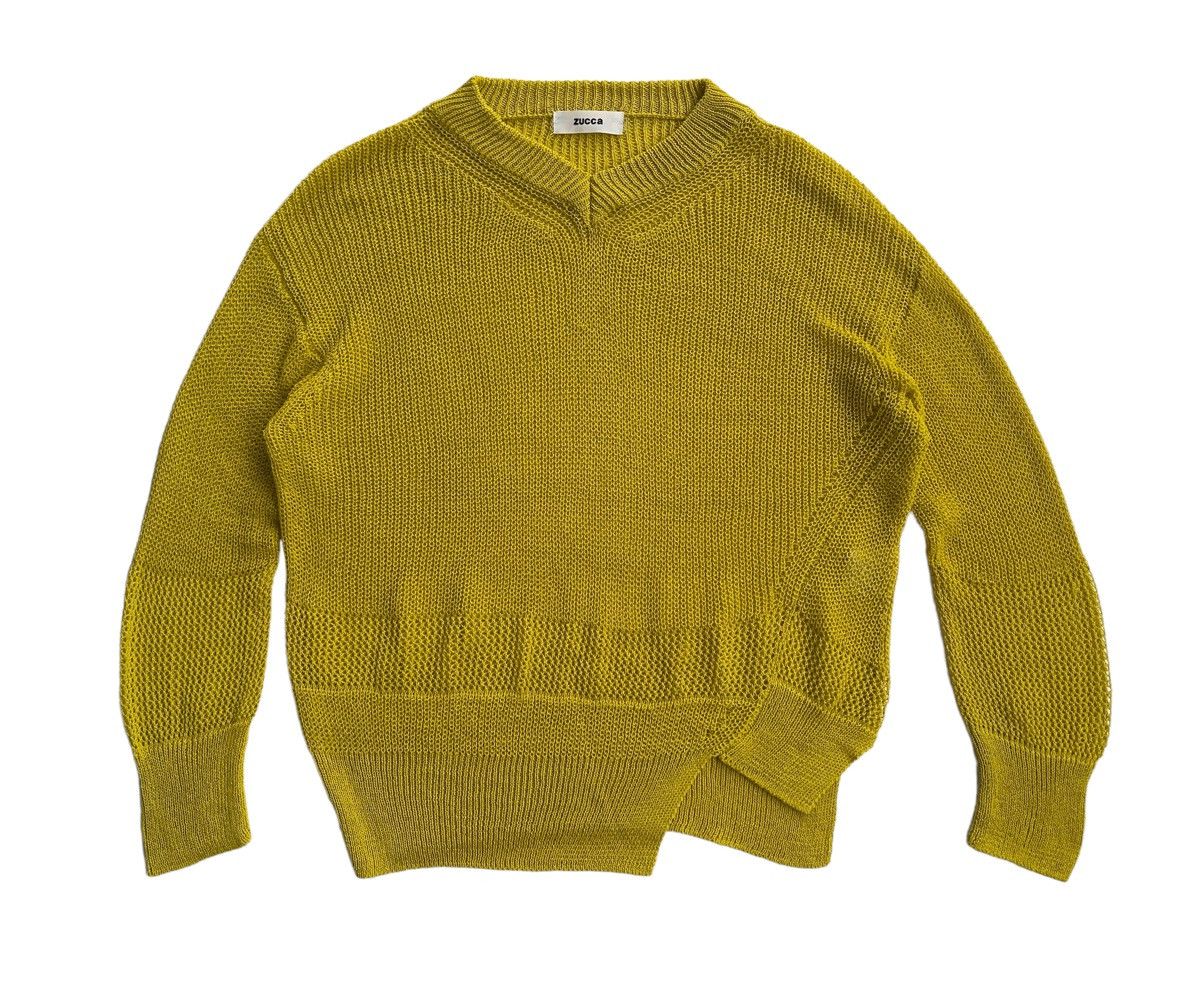 Issey Miyake Zucca Assymetric Mesh Knitted Size M / US 6-8 / IT 42-44 - 3 Thumbnail