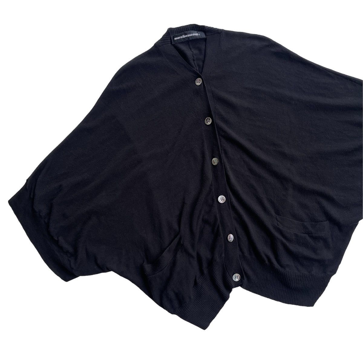 Issey Miyake Issey miyake Black Knitted Women Cardigan Size M / US 6-8 / IT 42-44 - 3 Thumbnail